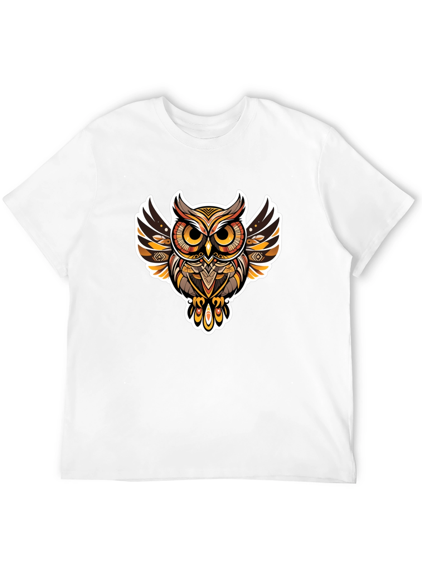 Owl Graphic Black T-Shirt