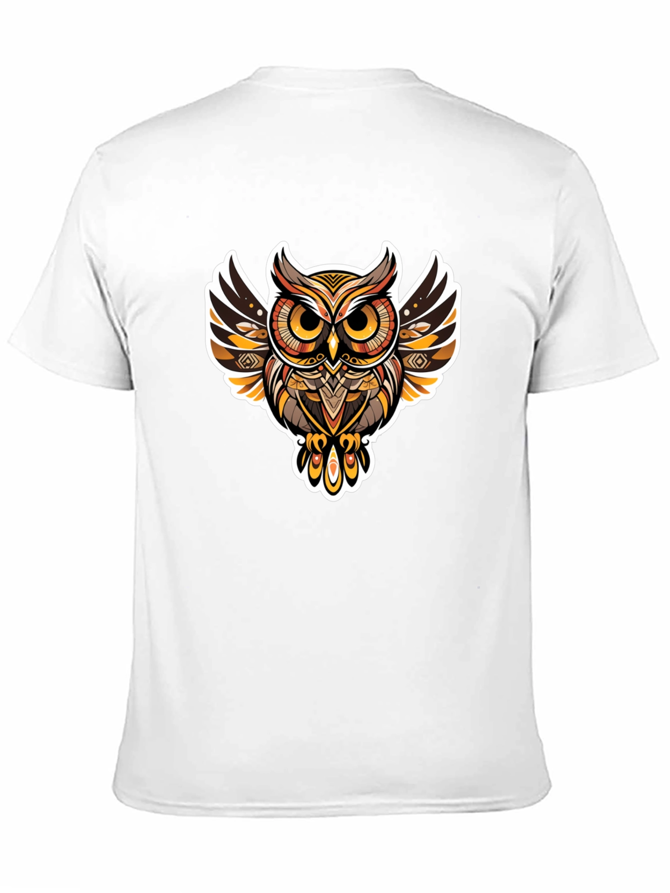 Owl Graphic Black T-Shirt