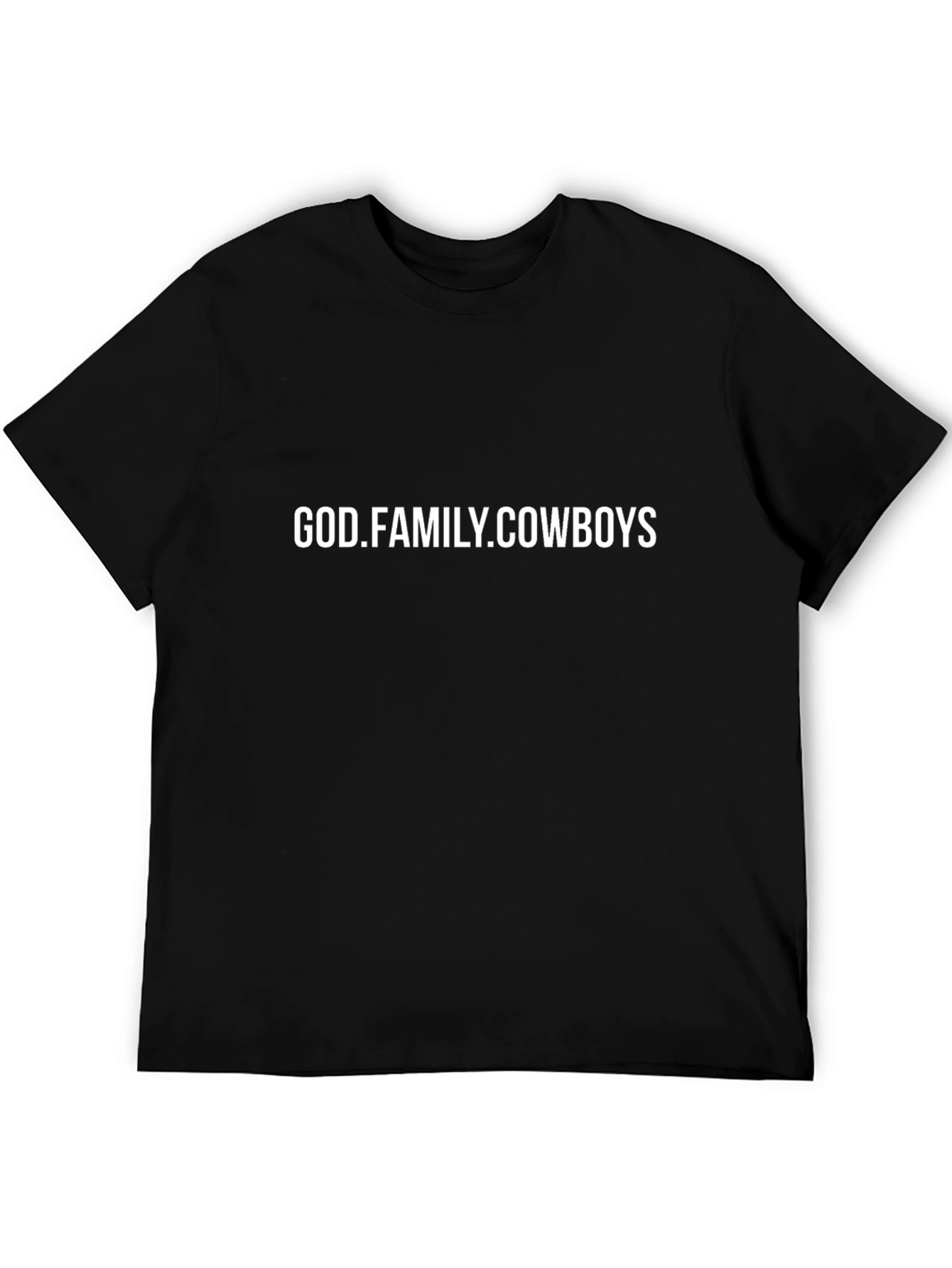 God Family Cowboys Graphic T-Shirt