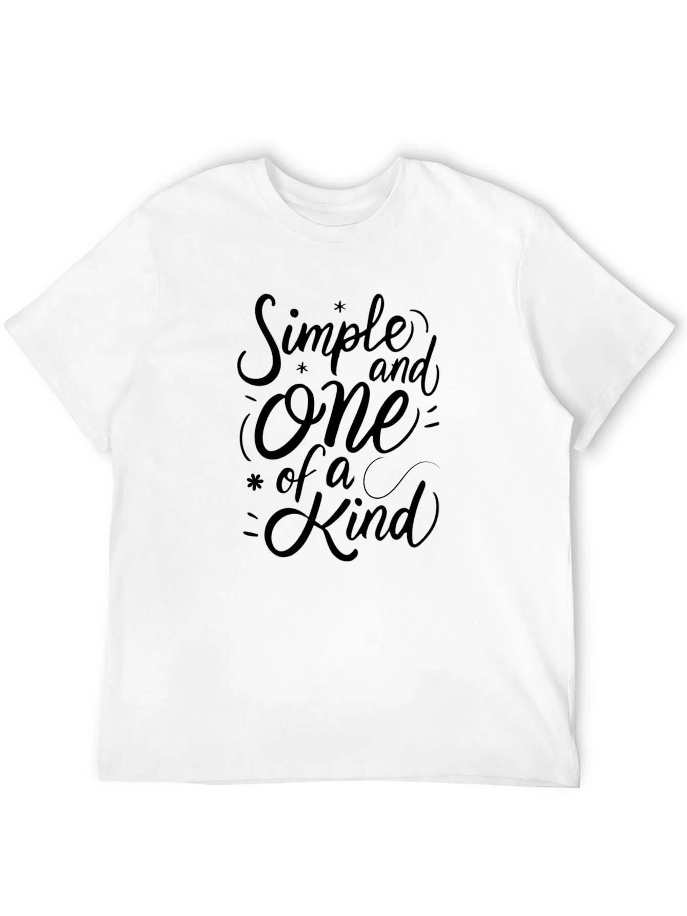 Simple & One of a Kind Black Graphic Tee