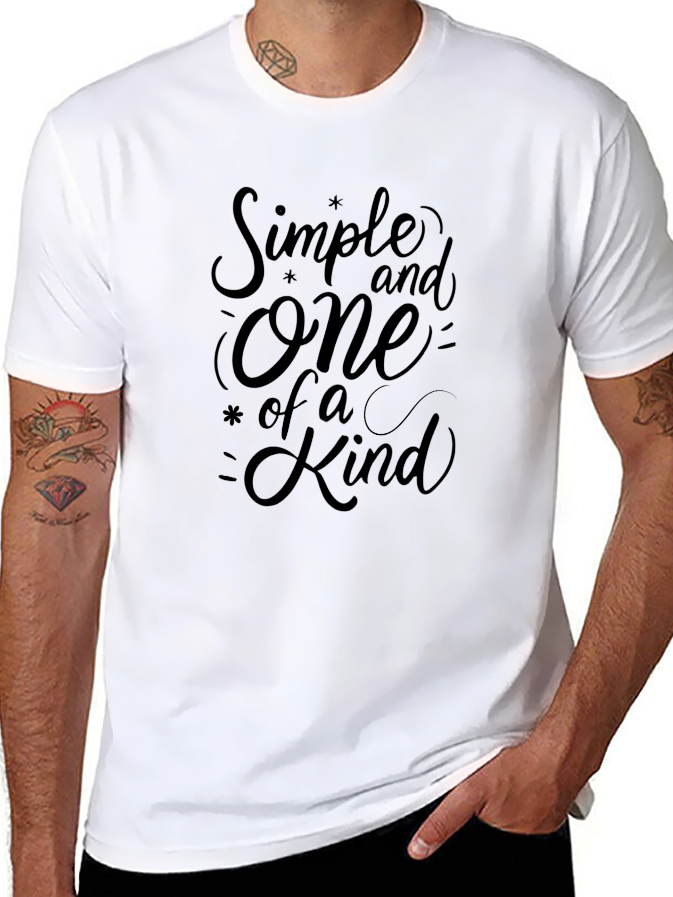Simple & One of a Kind Black Graphic Tee