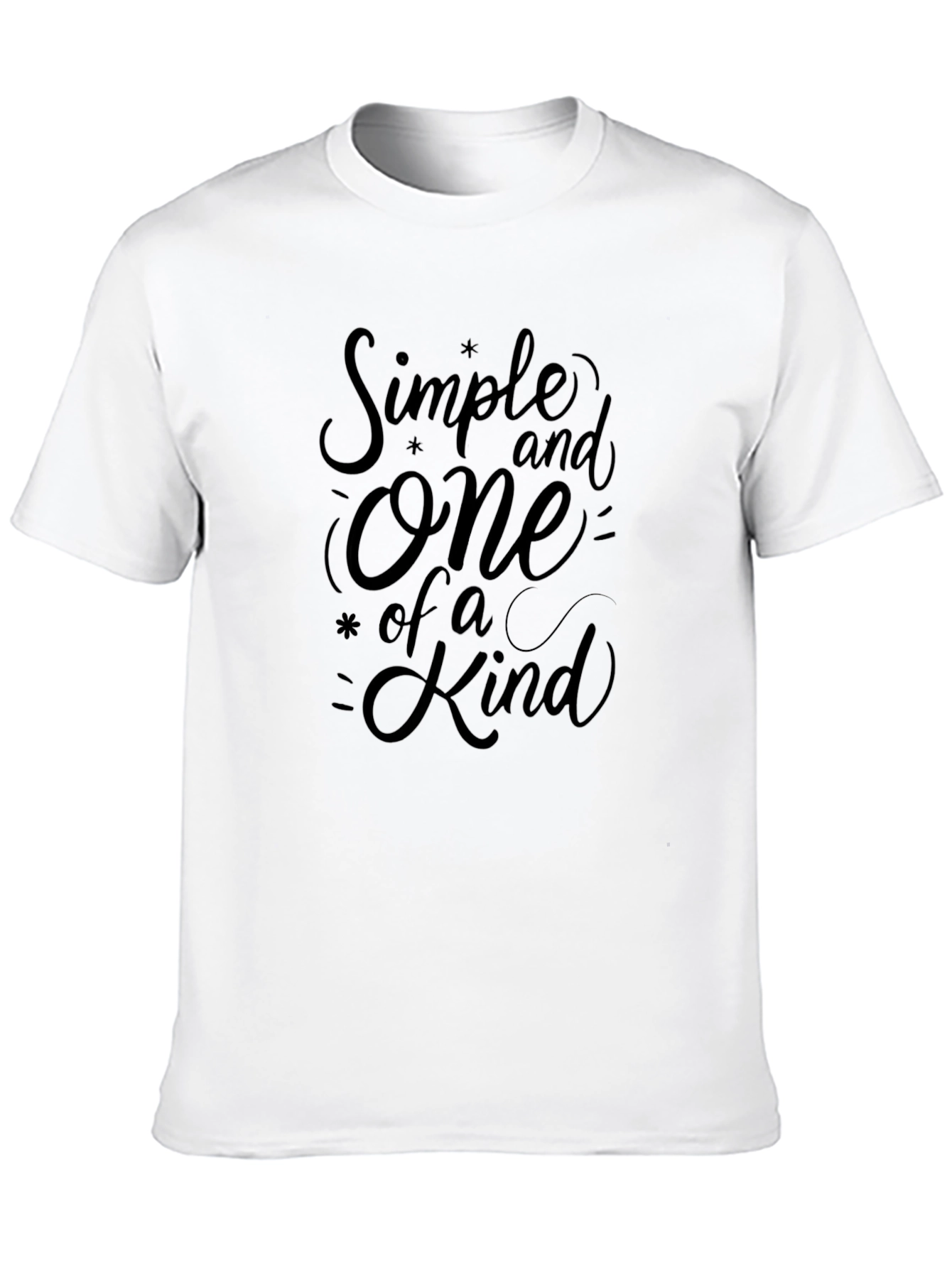 Simple & One of a Kind Black Graphic Tee