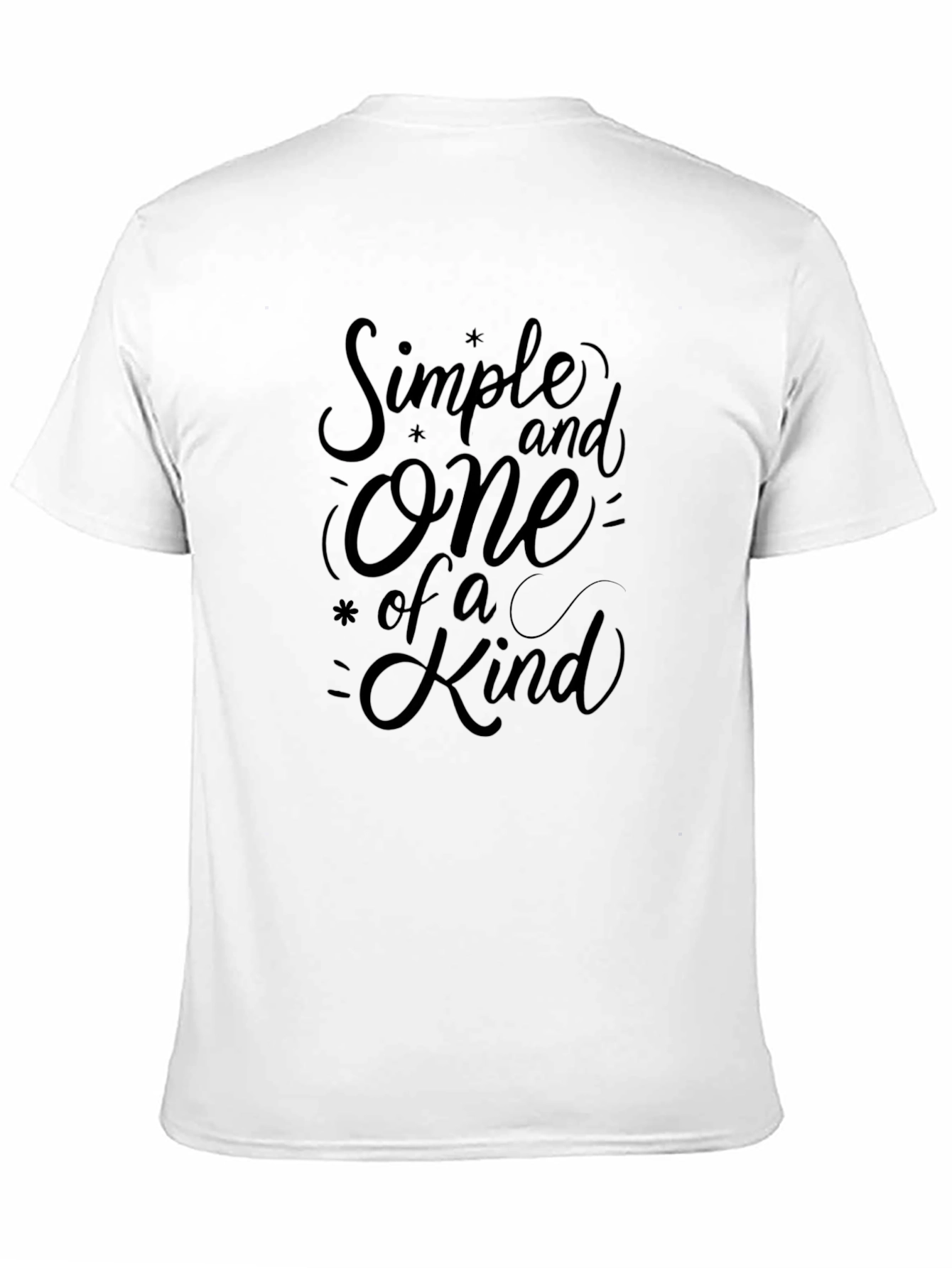 Simple & One of a Kind Black Graphic Tee