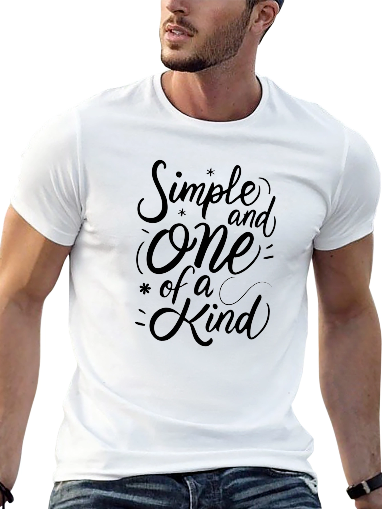 Simple & One of a Kind Black Graphic Tee