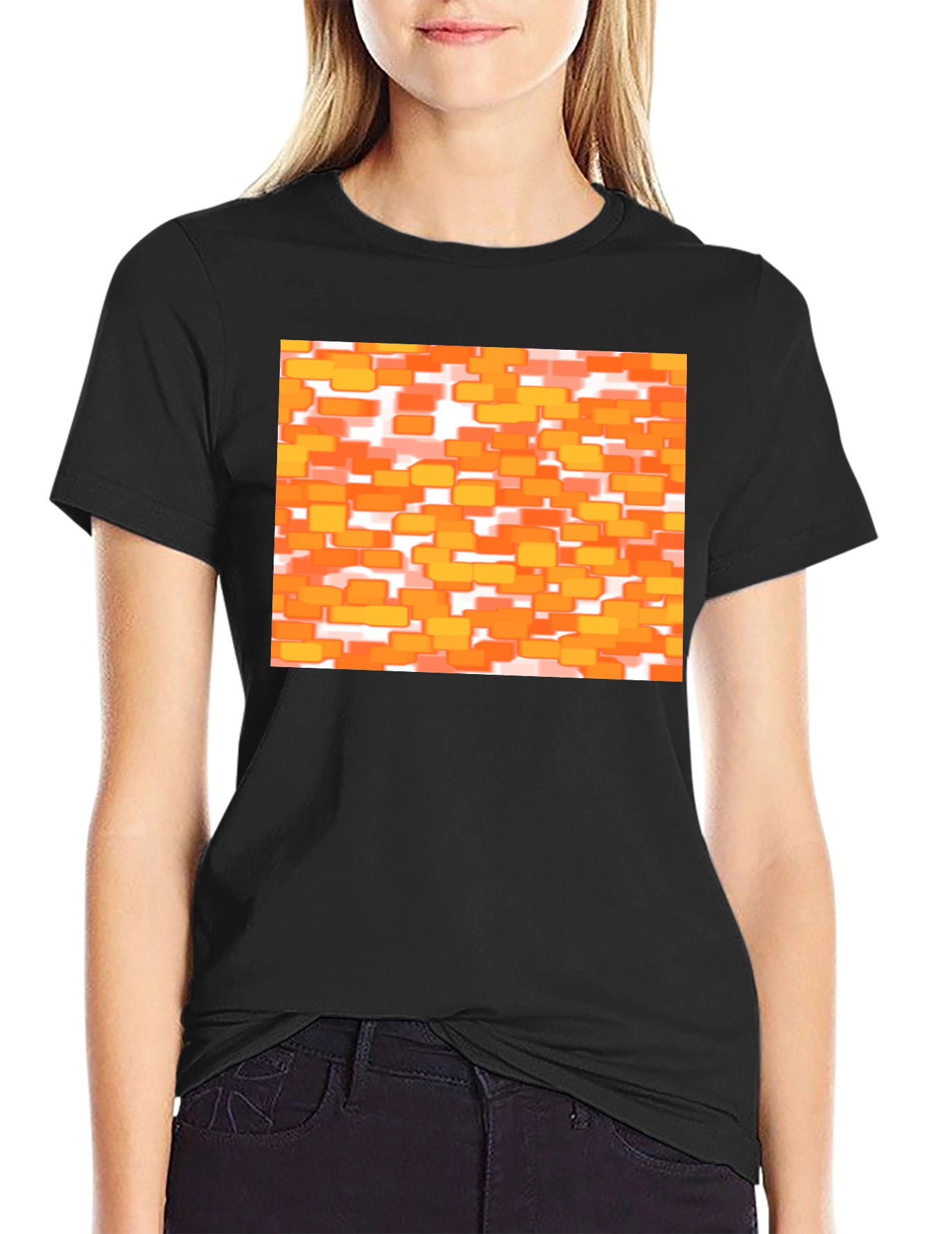 Retro Orange Brick T-Shirt