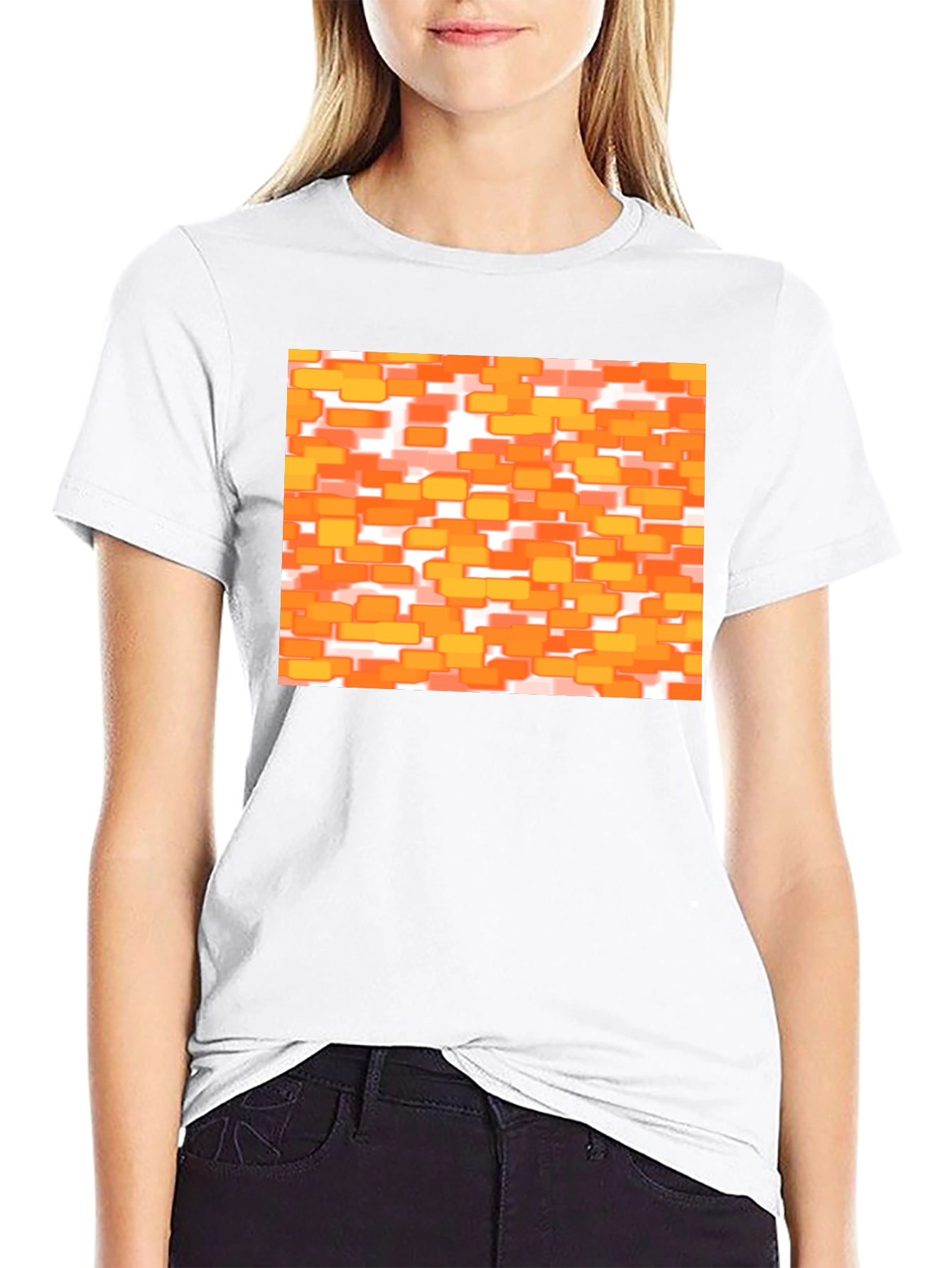 Retro Orange Brick T-Shirt