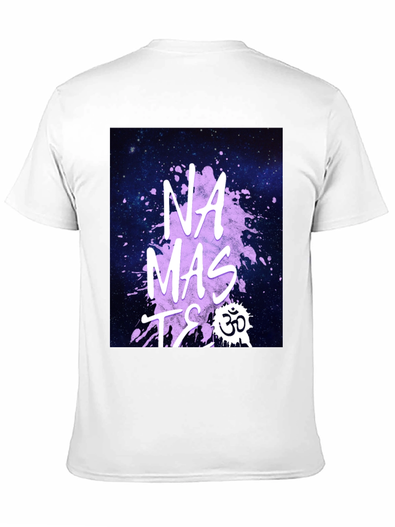 Namaste Galaxy Print T-Shirt