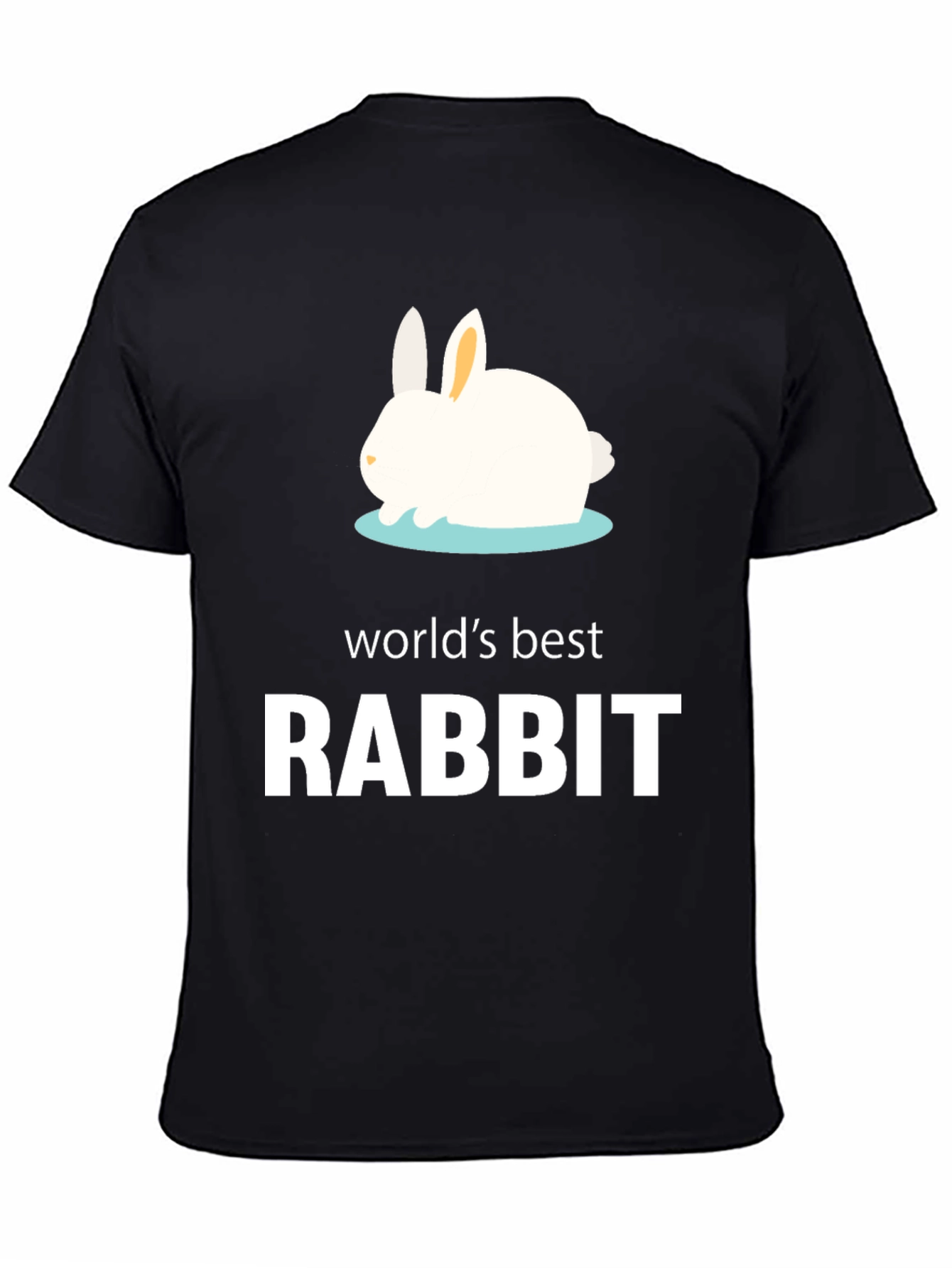Worlds Best Rabbit T-Shirt - Black