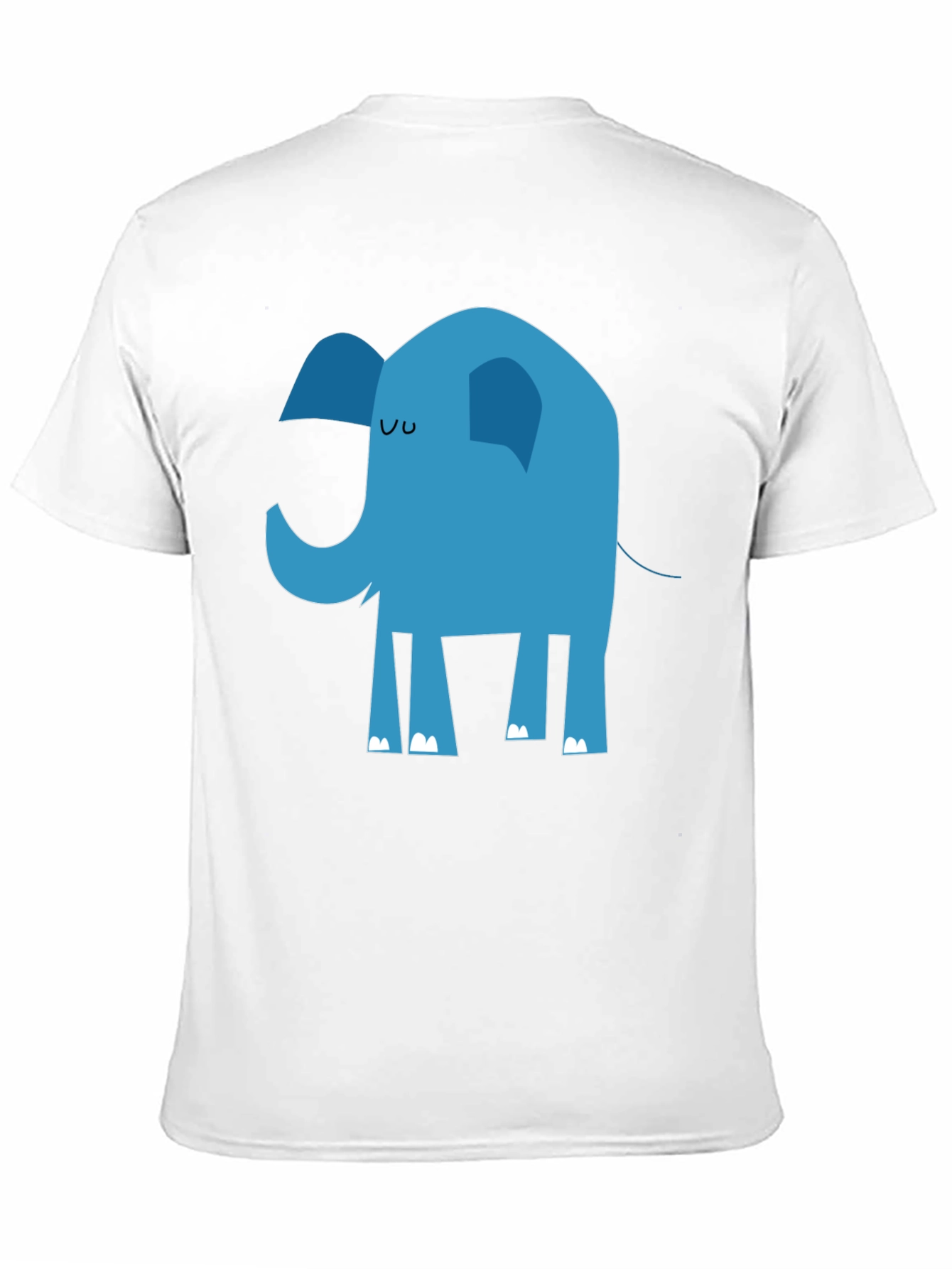 Blue Elephant Graphic Tee - Unisex Cotton T-Shirt