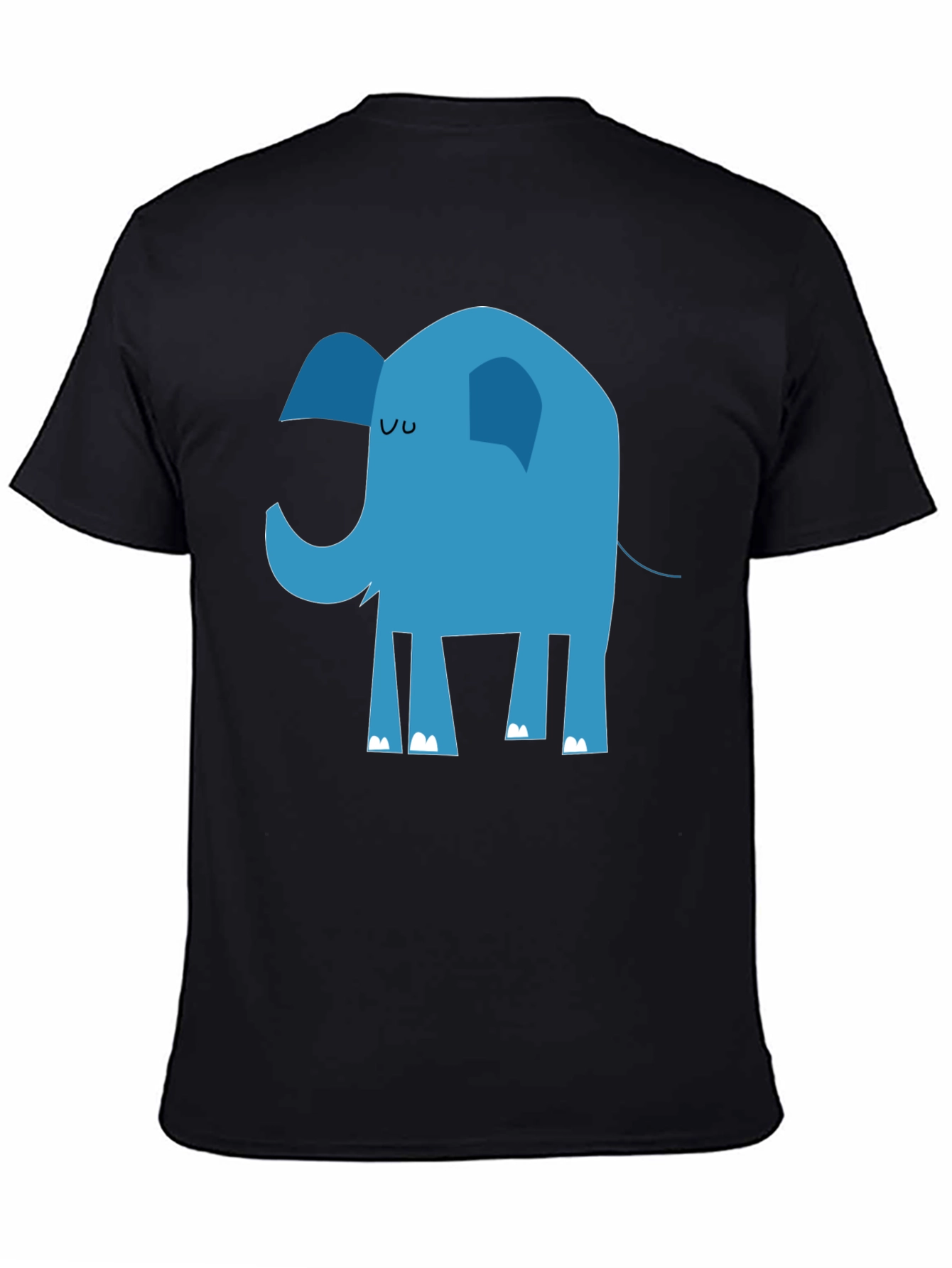 Blue Elephant Graphic Tee - Unisex Cotton T-Shirt