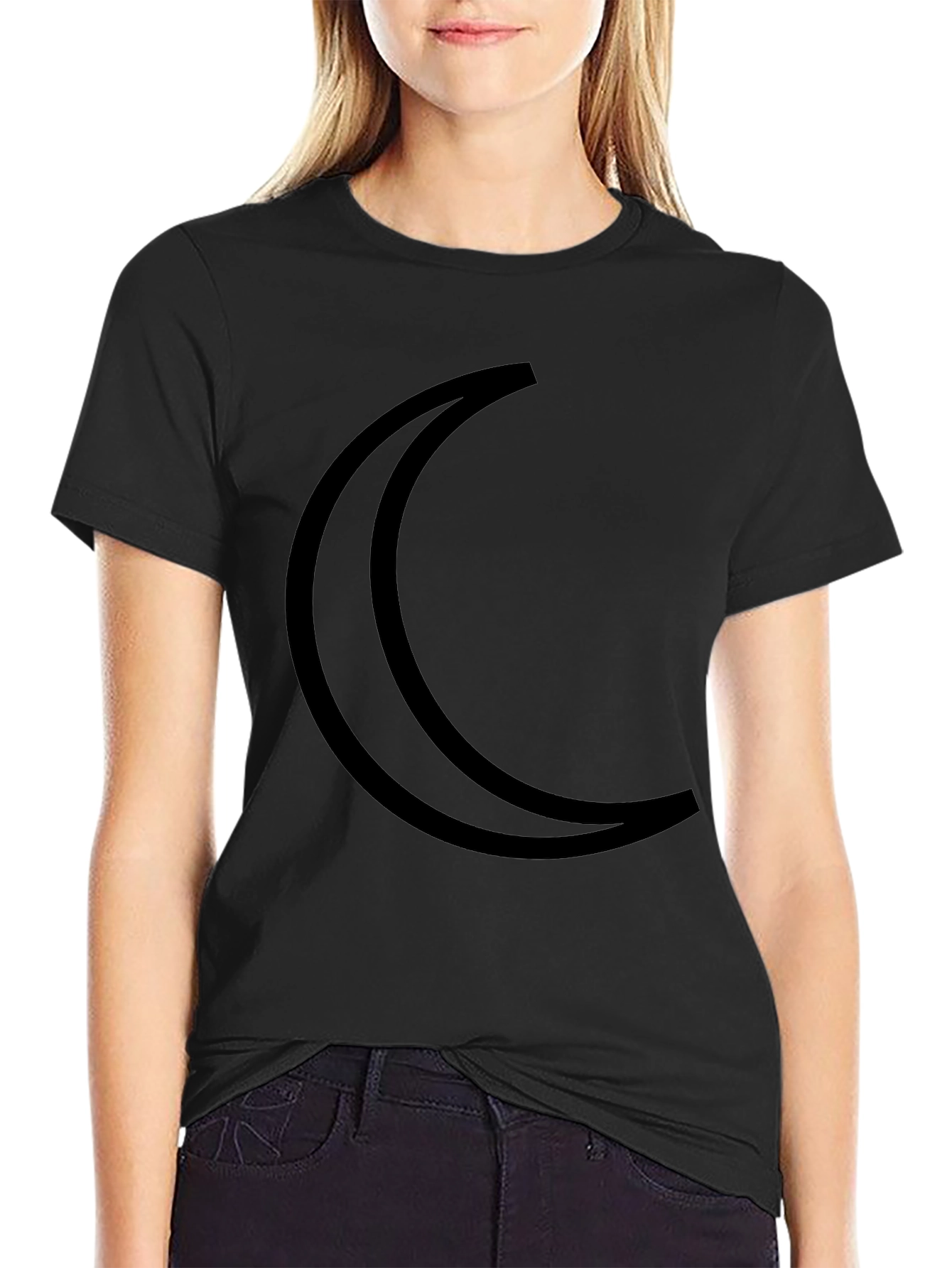 Crescent Moon Graphic T-Shirt