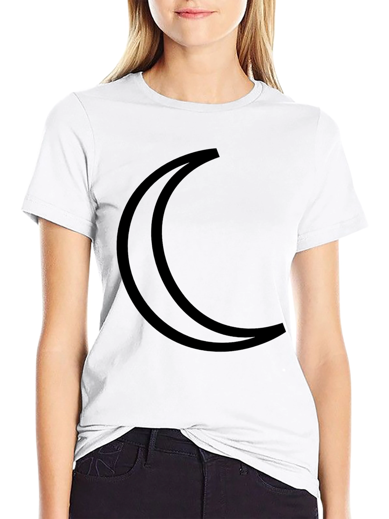 Crescent Moon Graphic T-Shirt