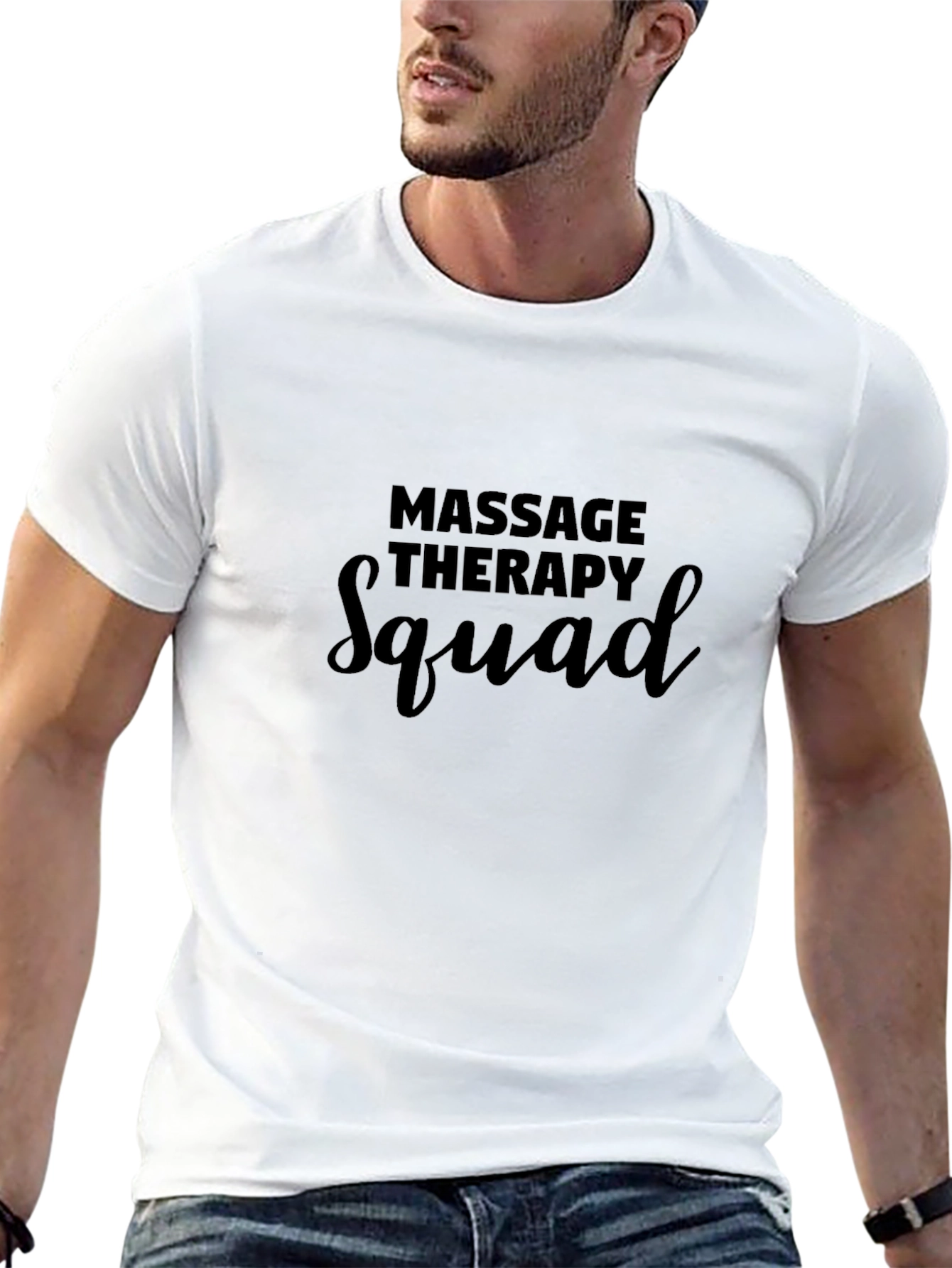Massage Therapy Squad Black T-Shirt