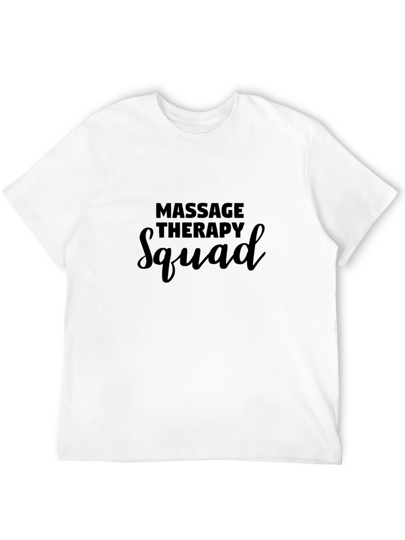 Massage Therapy Squad Black T-Shirt