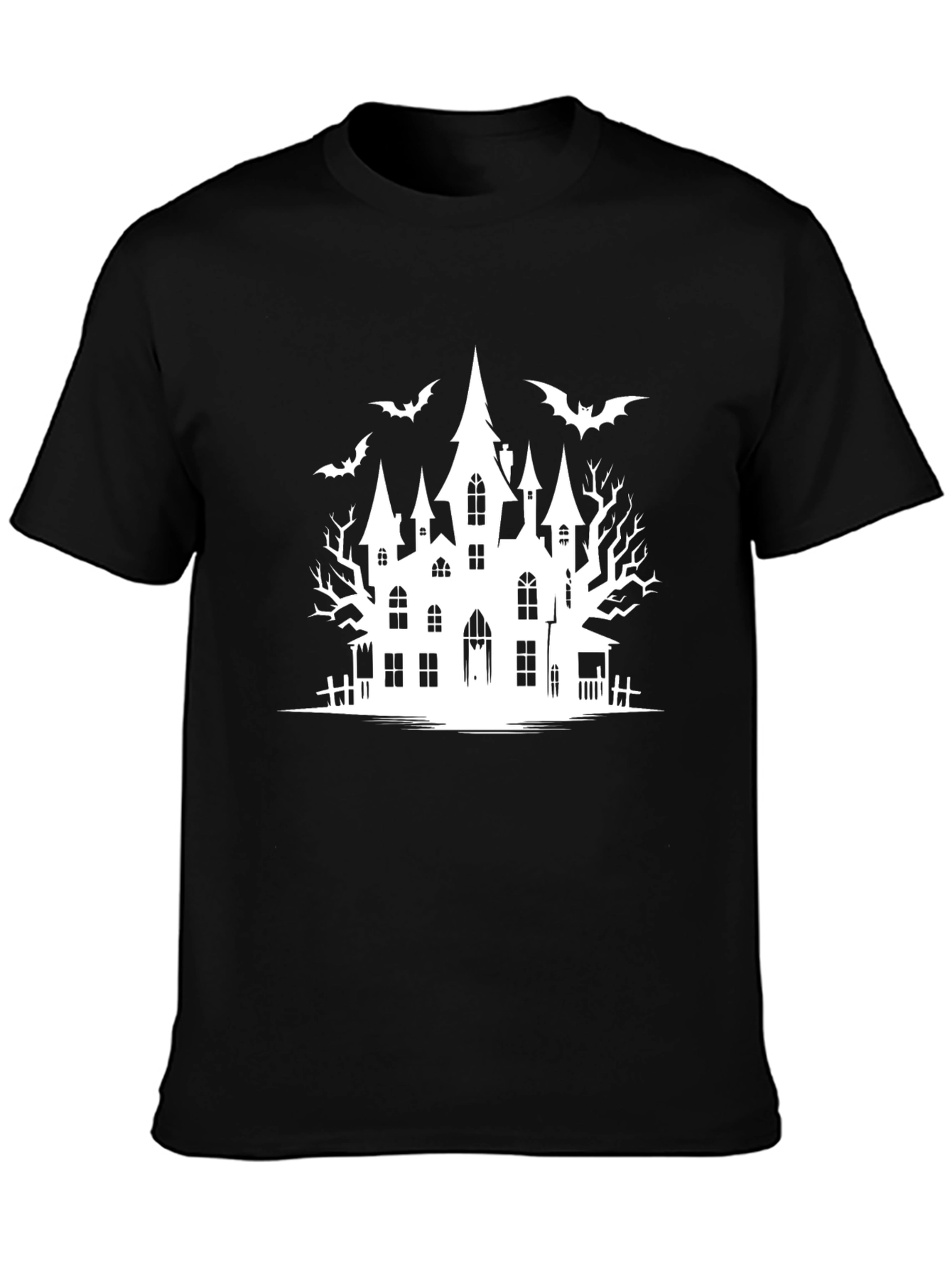 Spooky Haunted House Halloween T-Shirt