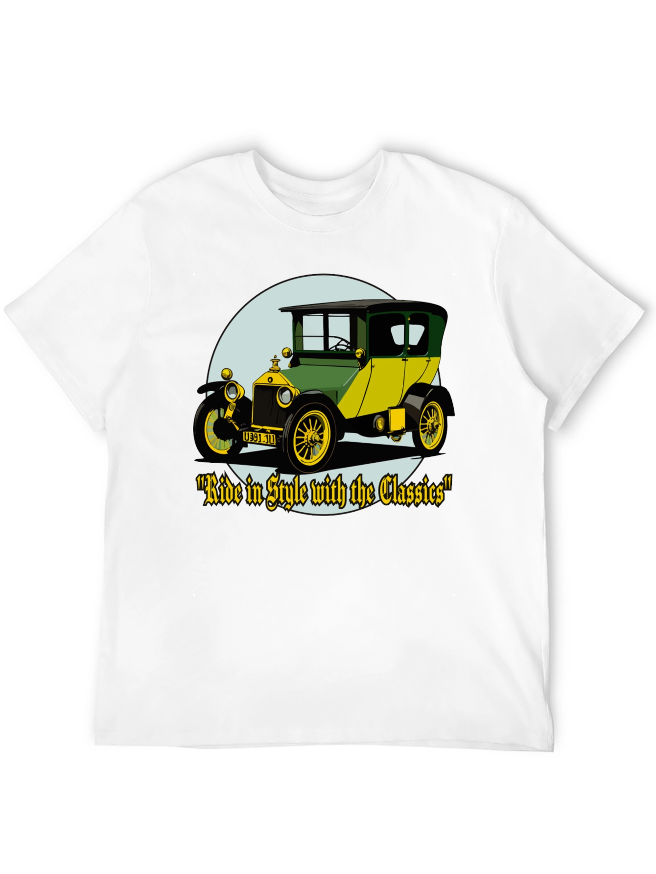 Classic Car Graphic T-Shirt - Ride in Style Tee
