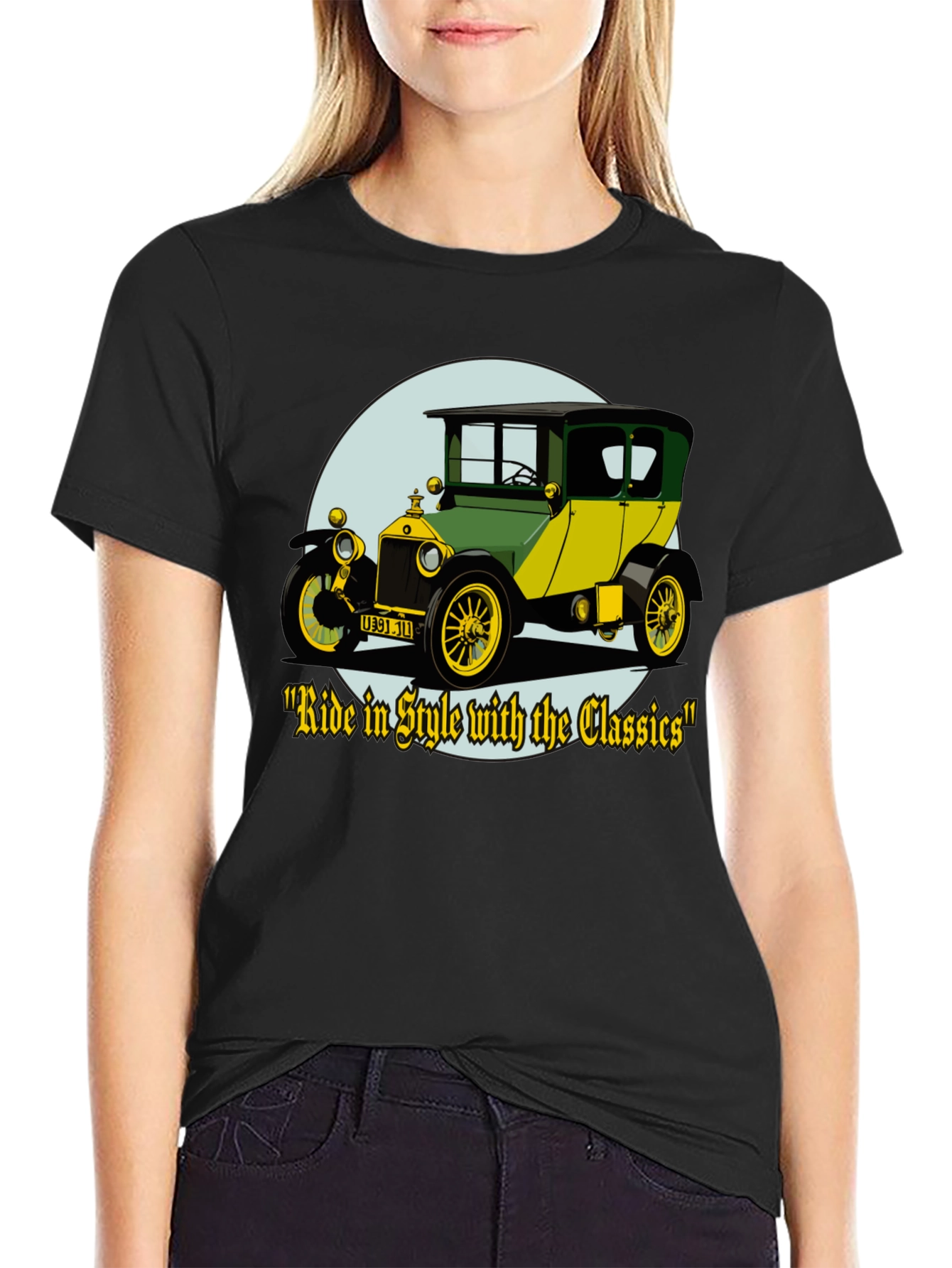 Classic Car Graphic T-Shirt - Ride in Style Tee