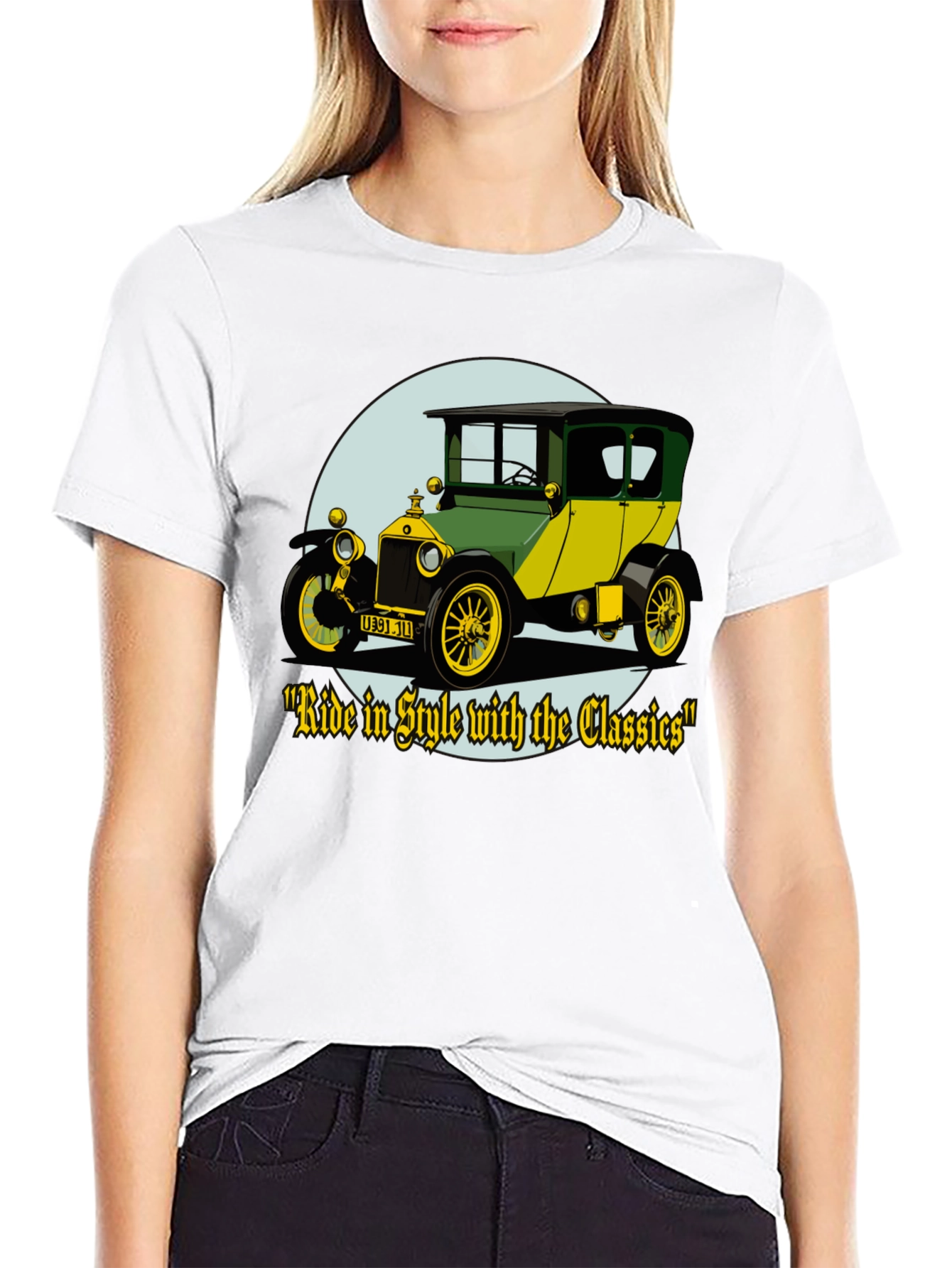 Classic Car Graphic T-Shirt - Ride in Style Tee