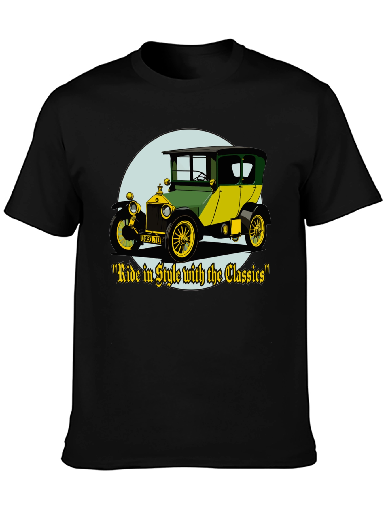 Classic Car Graphic T-Shirt - Ride in Style Tee