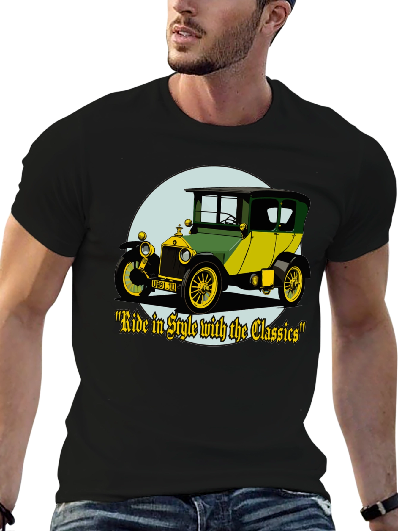 Classic Car Graphic T-Shirt - Ride in Style Tee