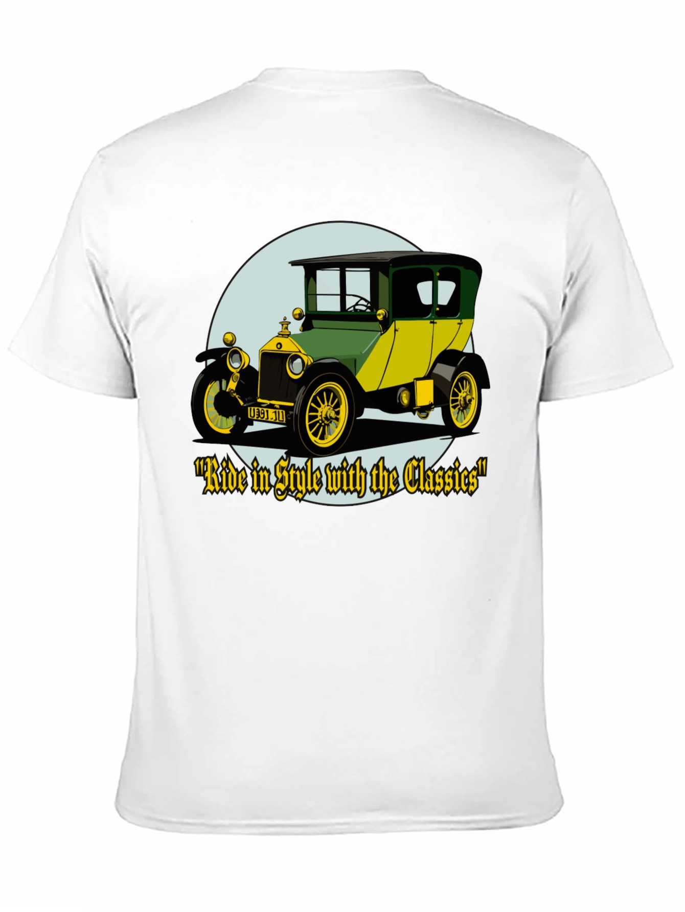 Classic Car Graphic T-Shirt - Ride in Style Tee