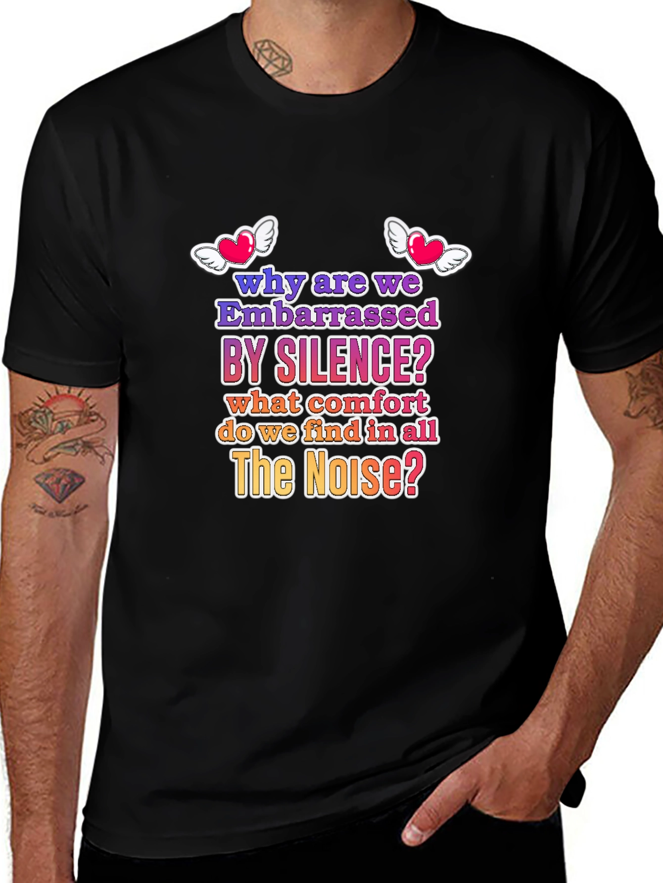 Embarrassed by Silence Graphic T-Shirt