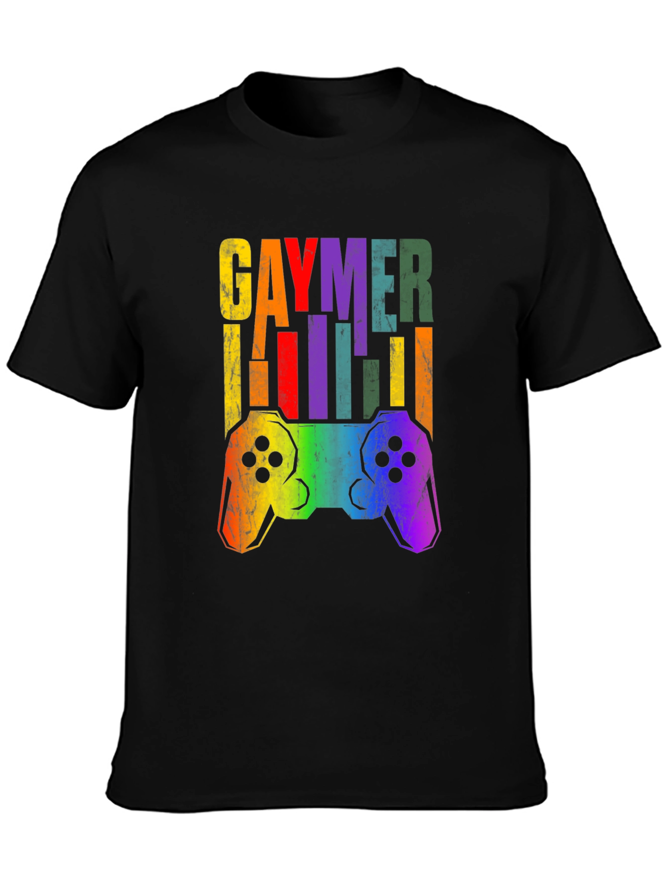 Gaymer T-Shirt Pride LGBT Rainbow Gamer Tee