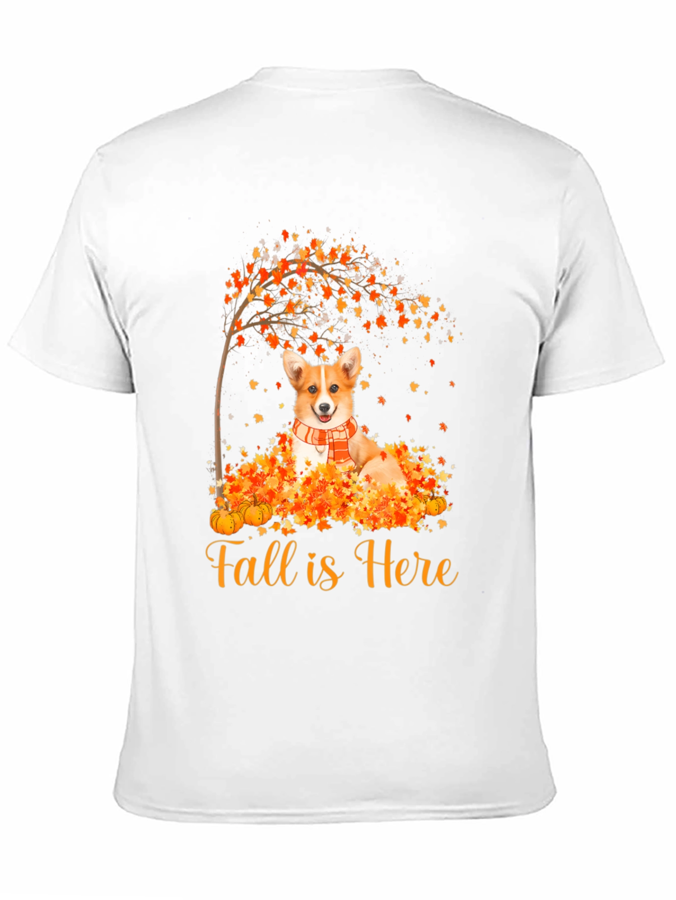 Fall Corgi Graphic Tee