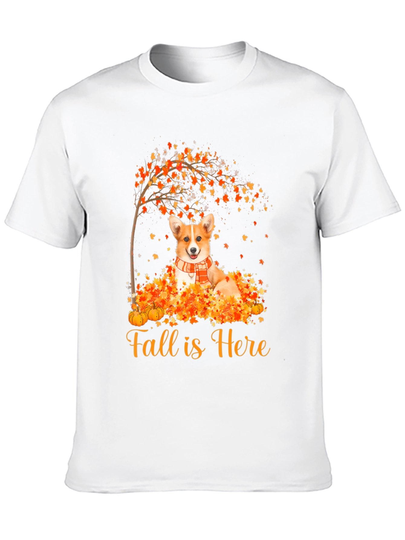 Fall Corgi Graphic Tee