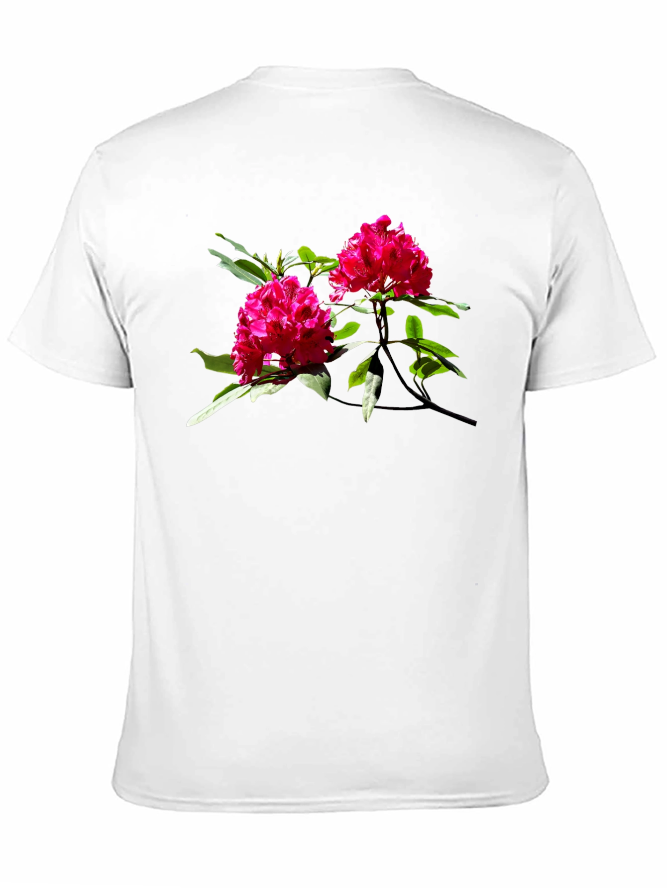 Floral Print T-Shirt - Bold Flower Design