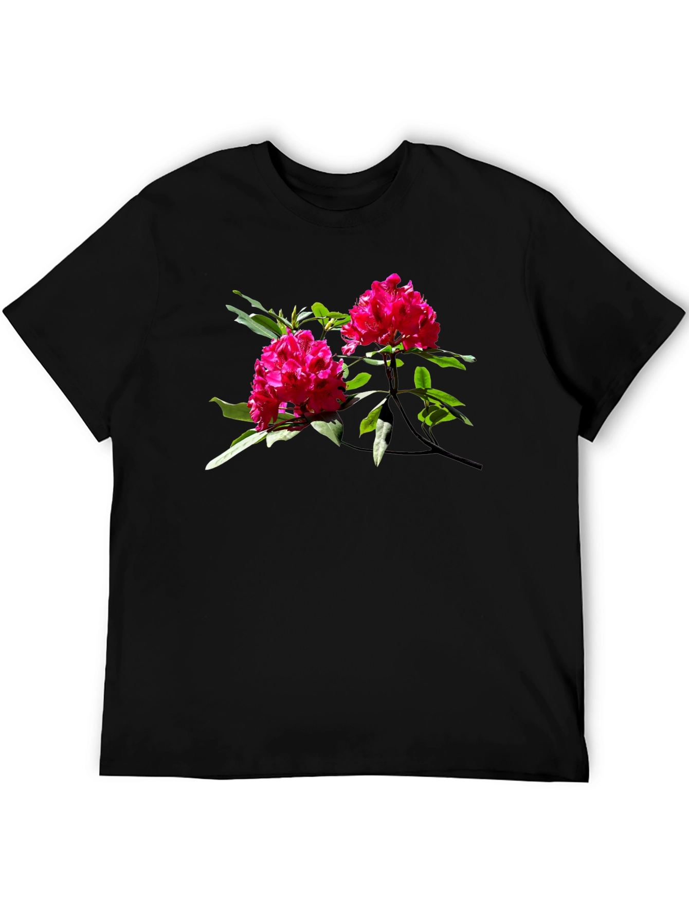 Floral Print T-Shirt - Bold Flower Design