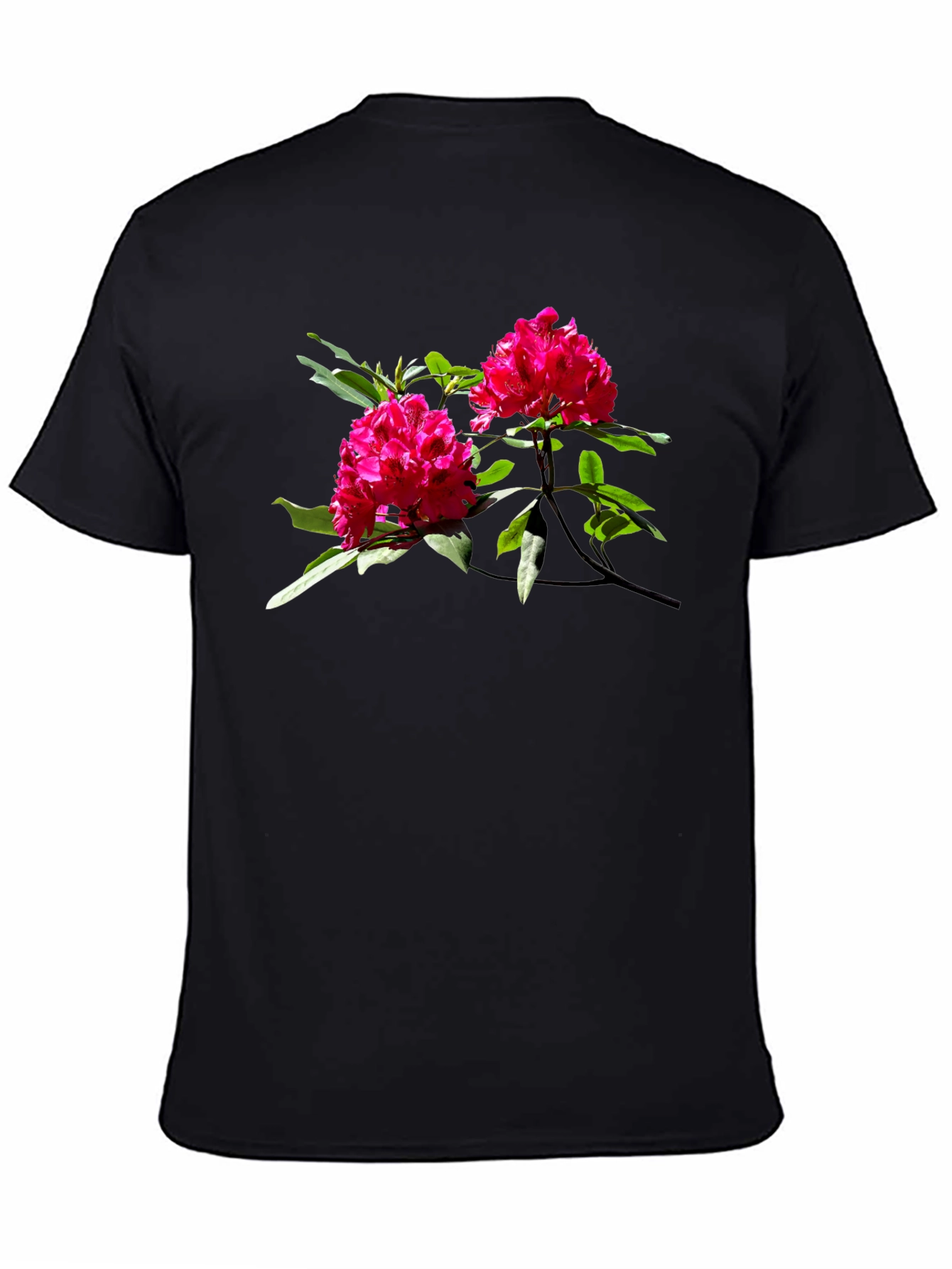 Floral Print T-Shirt - Bold Flower Design