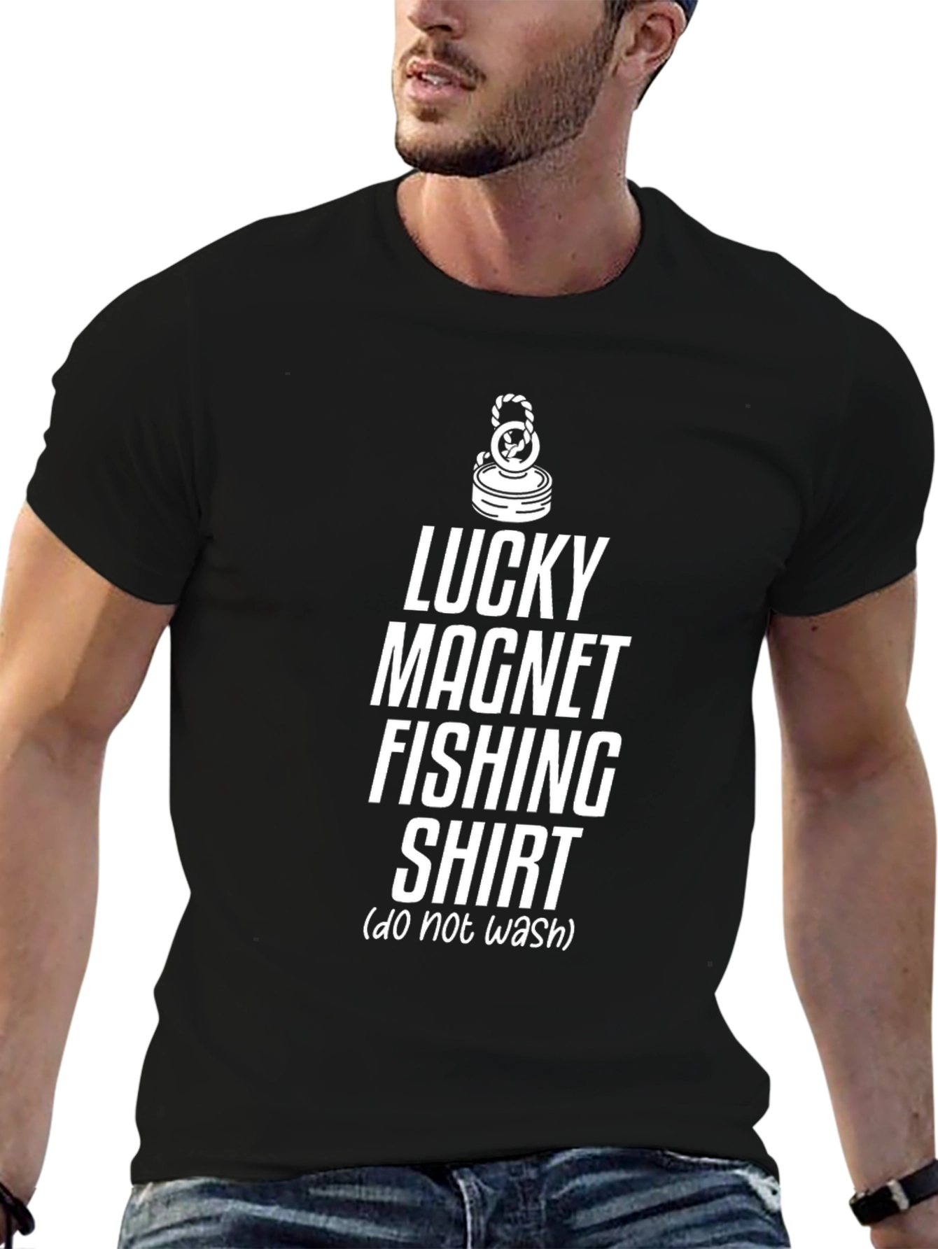 Lucky Magnet Fishing Shirt - Novelty Tee