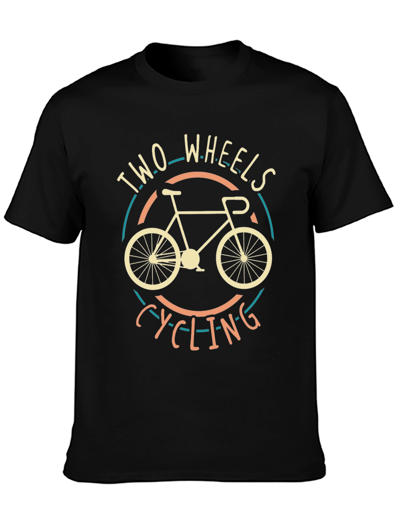 Two Wheels Cycling T-Shirt - Ride in Style