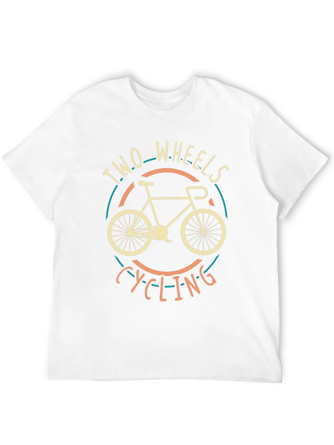 Two Wheels Cycling T-Shirt - Ride in Style