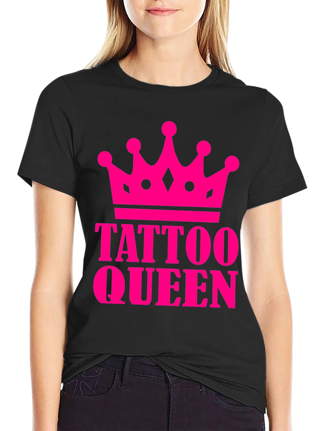 Tattoo Queen Black T-Shirt