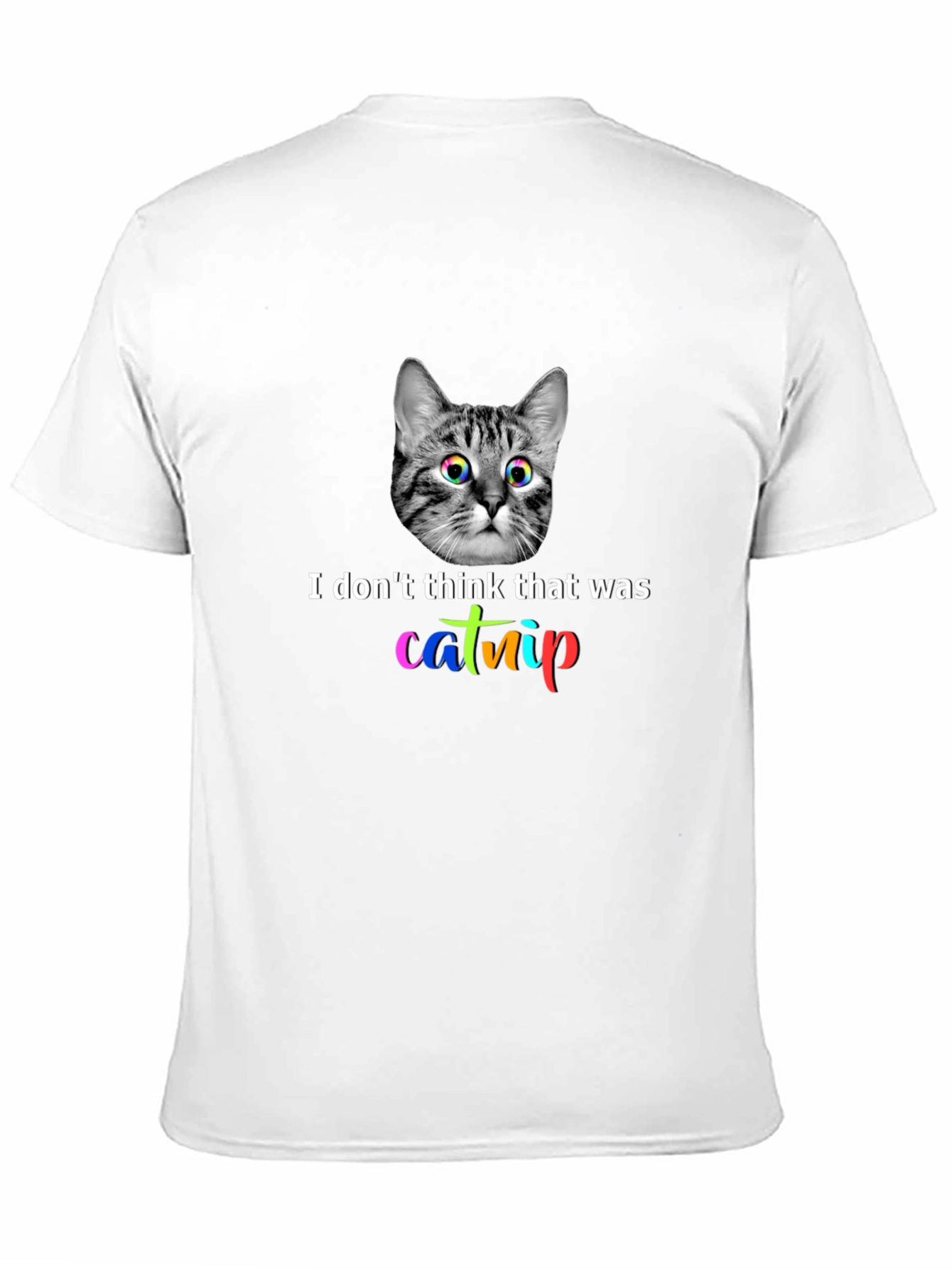 Catnip Cat Graphic T-Shirt - Unisex Black Tee