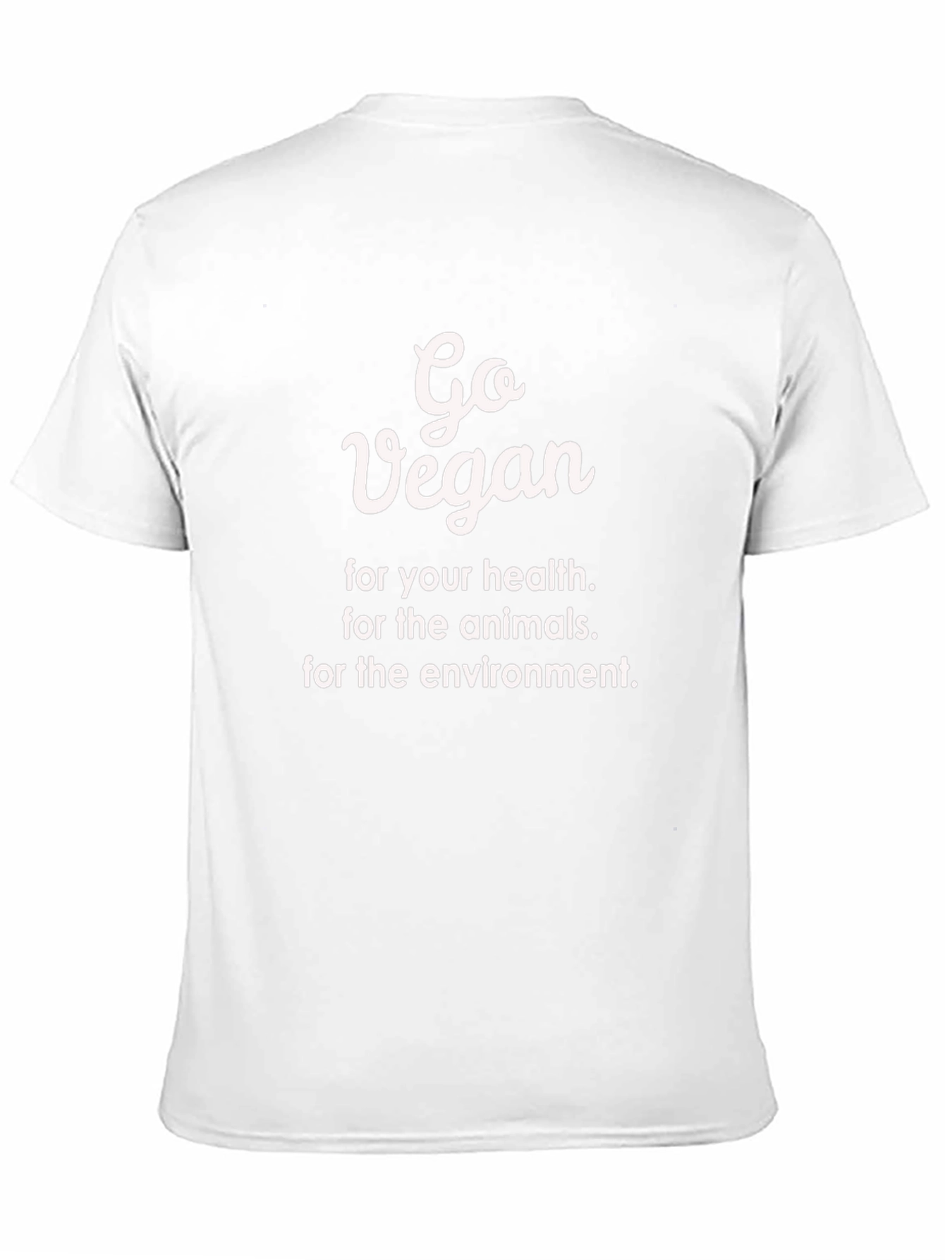 Go Vegan T-Shirt - Health Animals Environment!