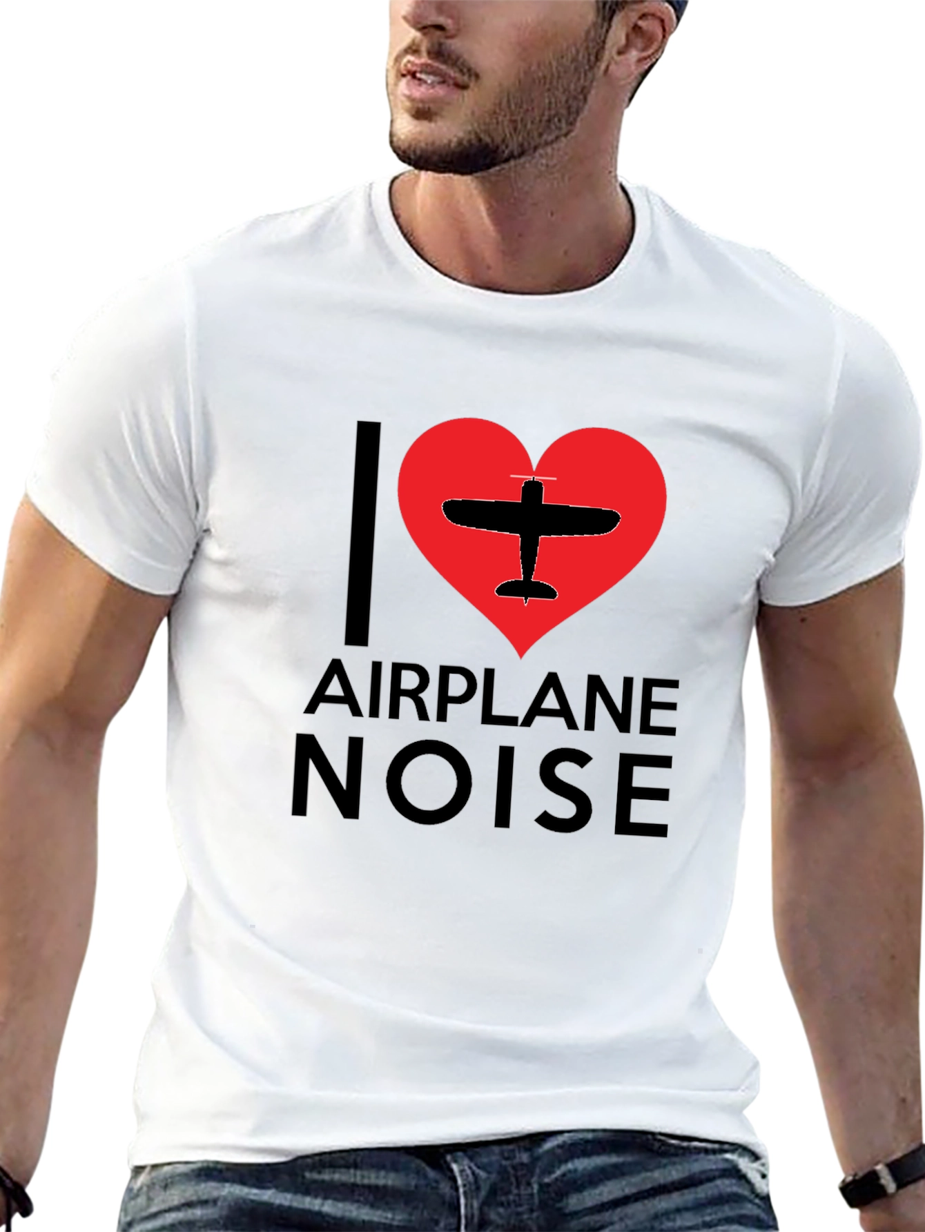 I Heart Airplane Noise T-Shirt