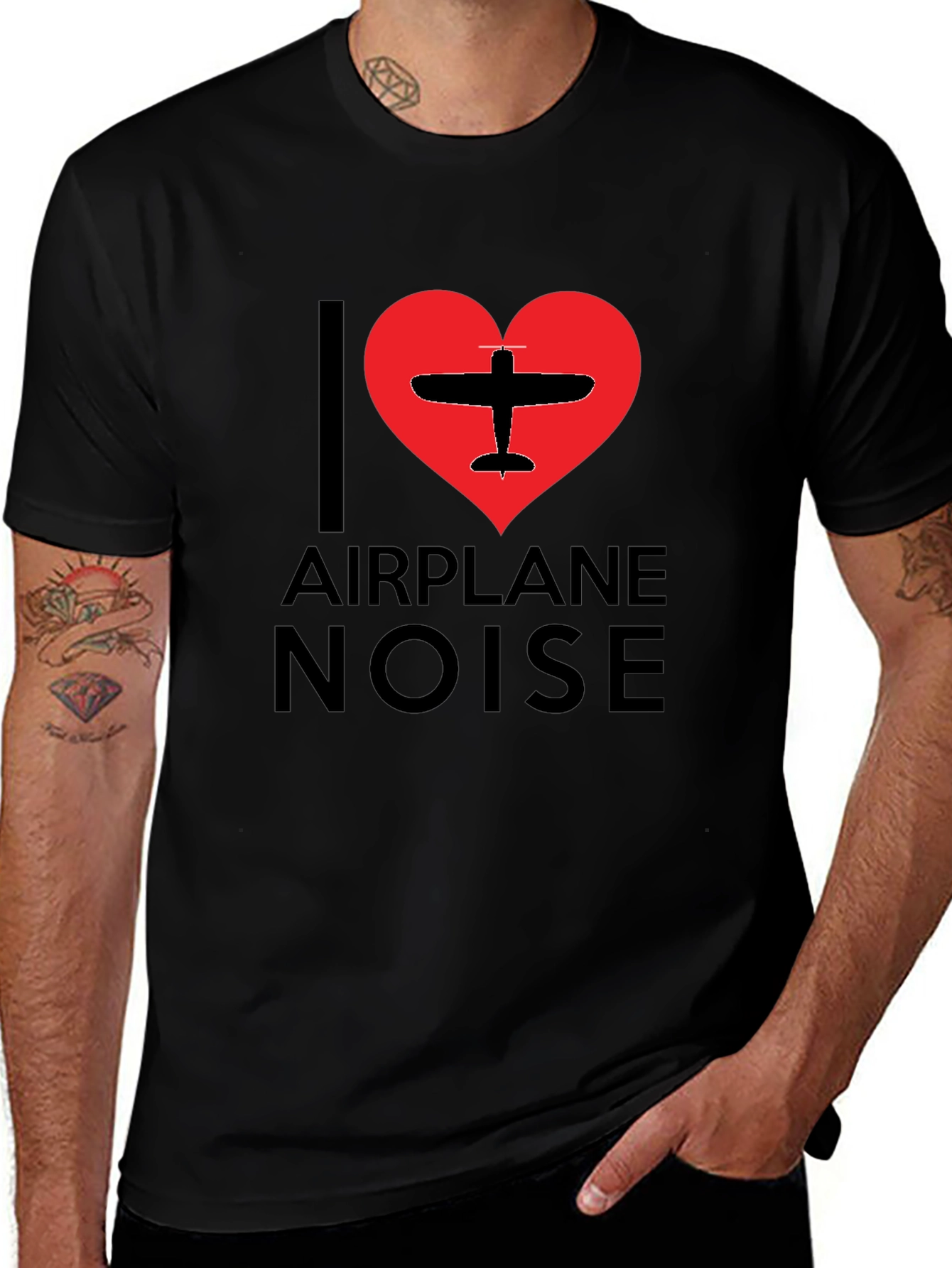 I Heart Airplane Noise T-Shirt