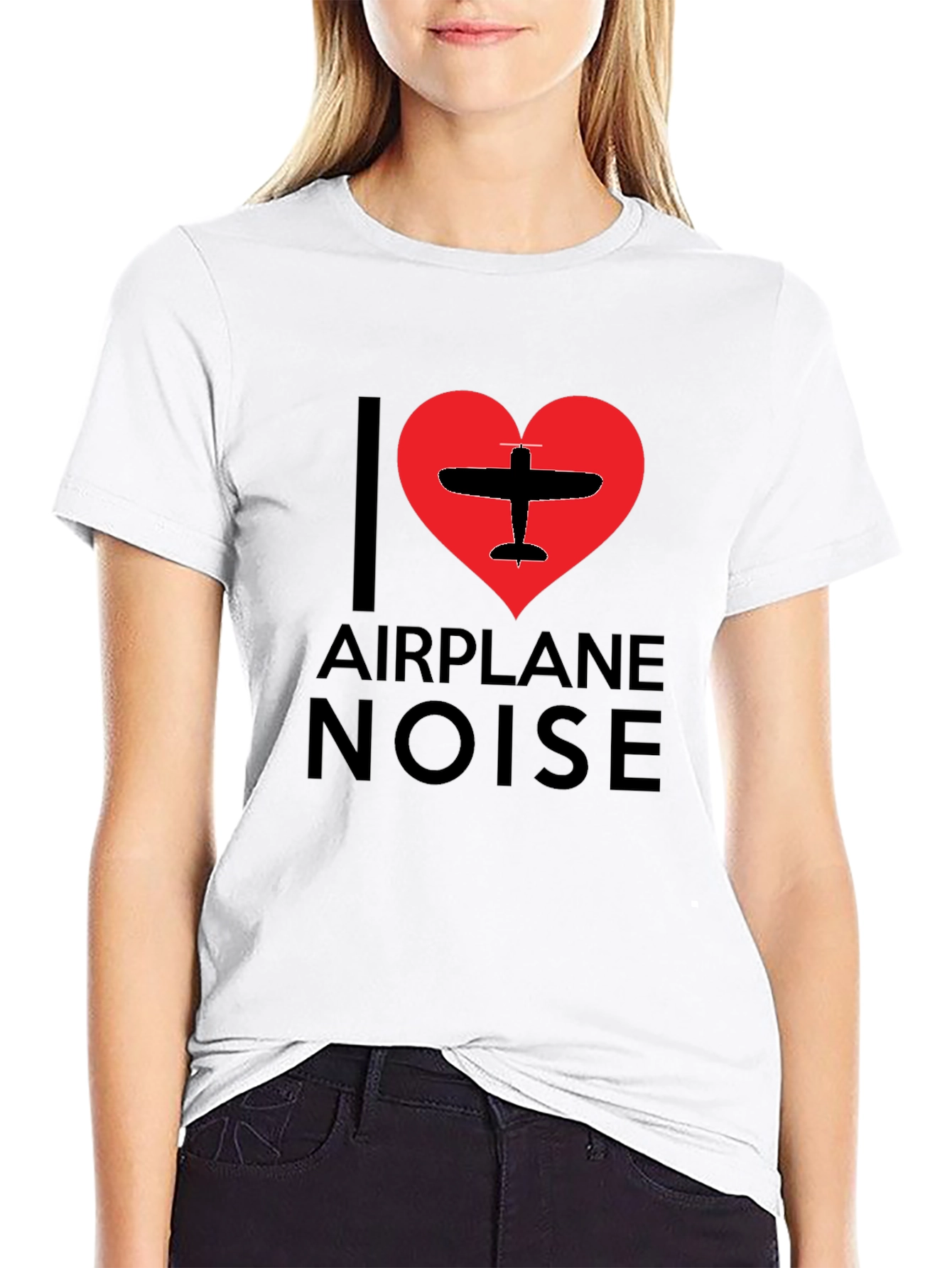I Heart Airplane Noise T-Shirt