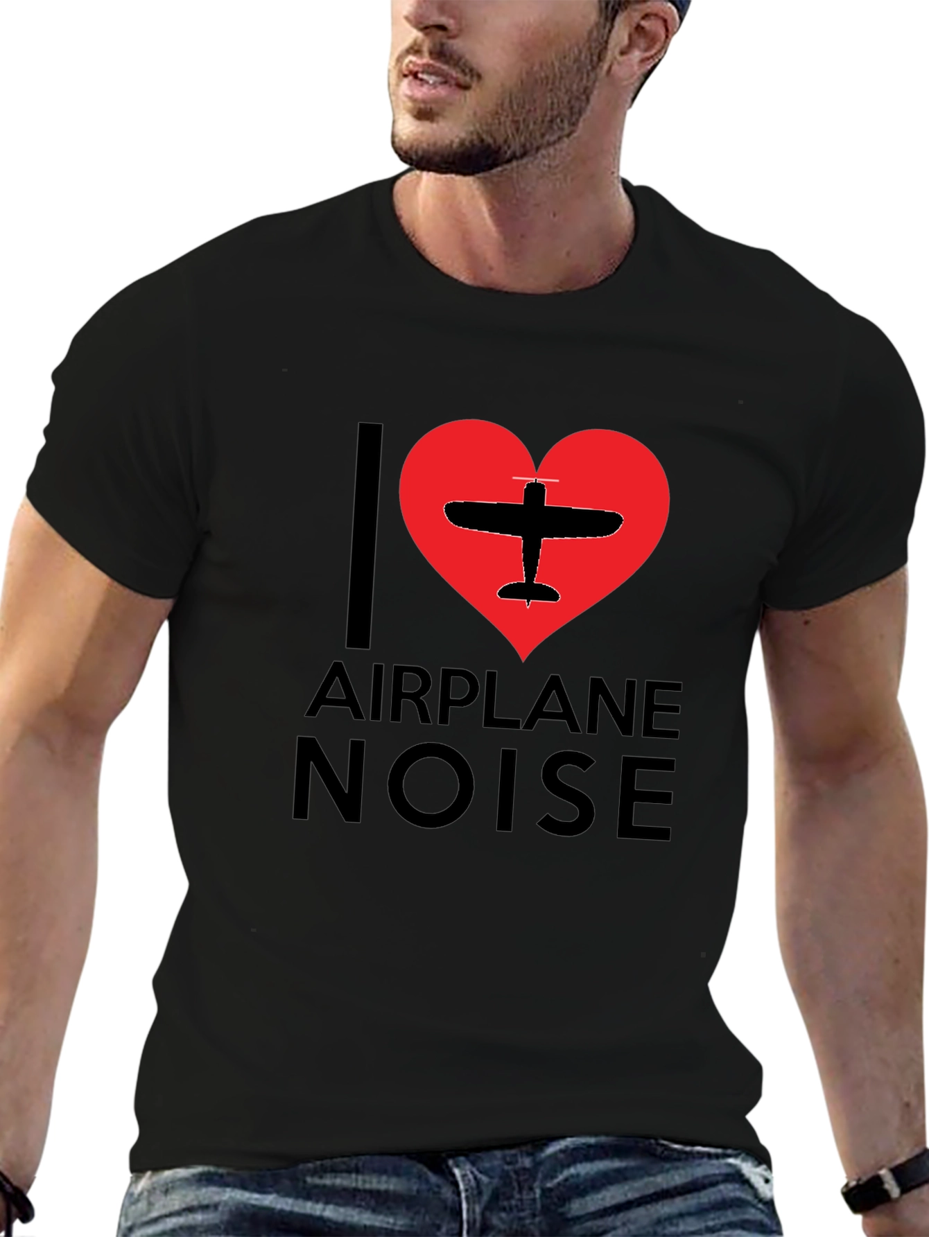 I Heart Airplane Noise T-Shirt