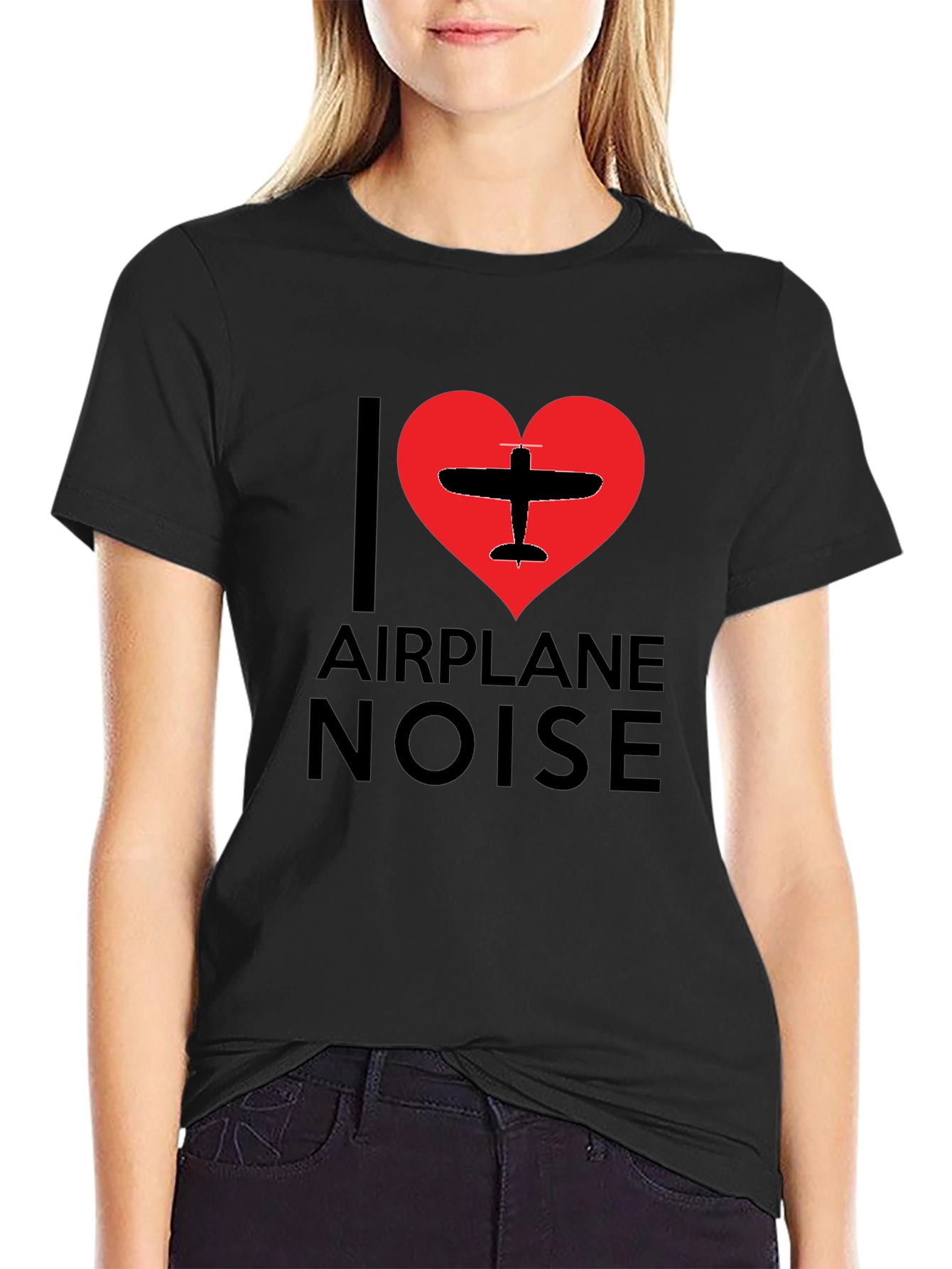 I Heart Airplane Noise T-Shirt