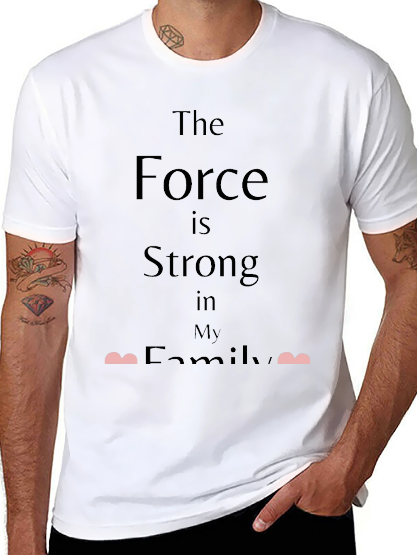The Force is Strong in My Family T-Shirt