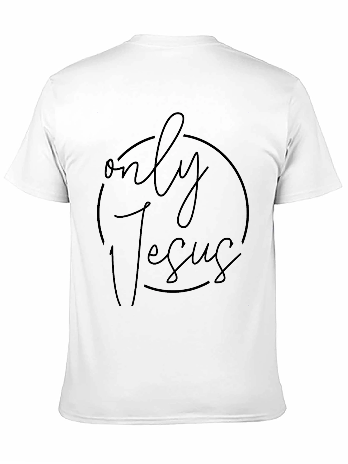 Only Jesus Graphic Tee - Stylish Christian Apparel