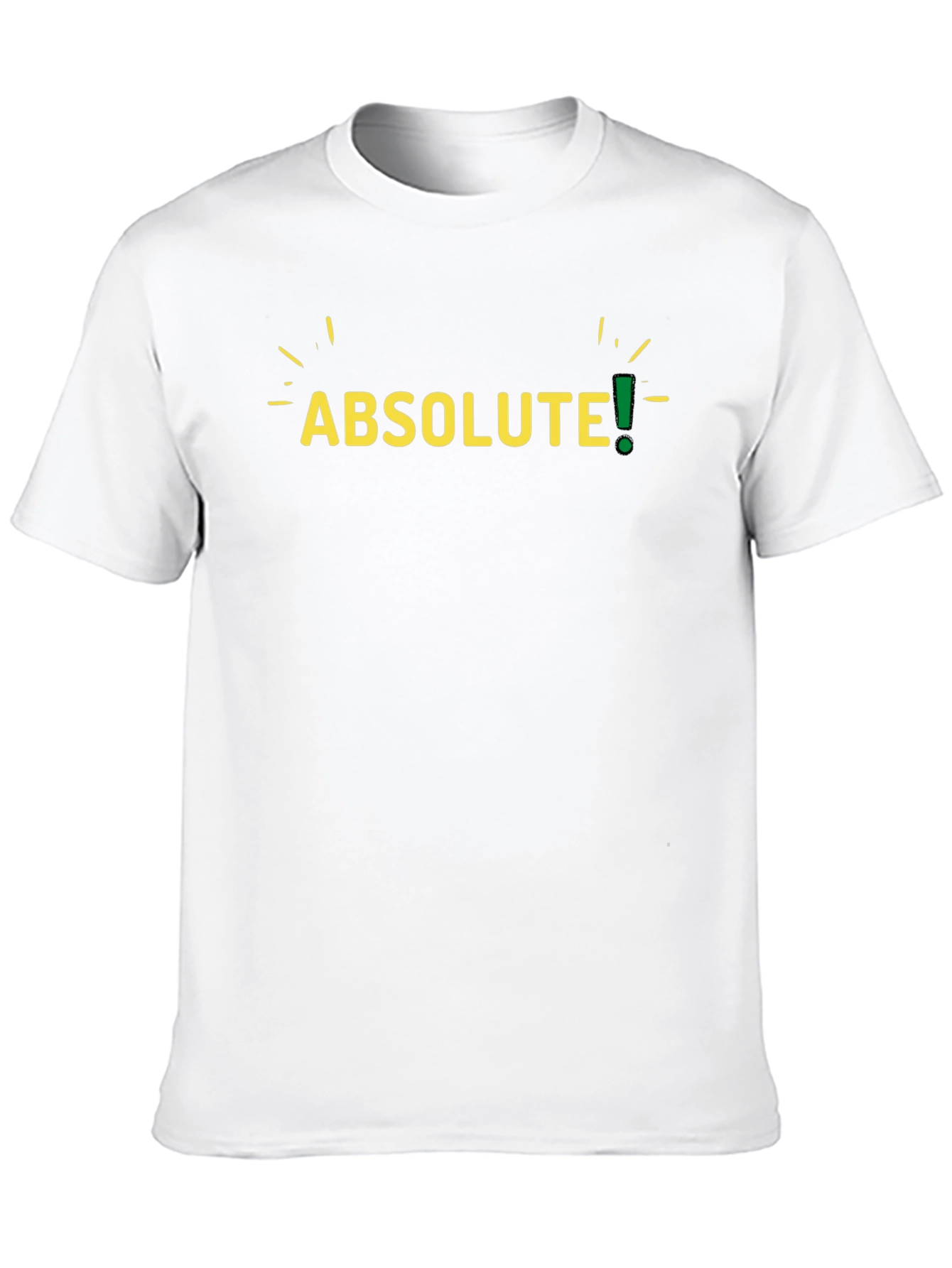 Absolute! Mens Black Graphic T-Shirt