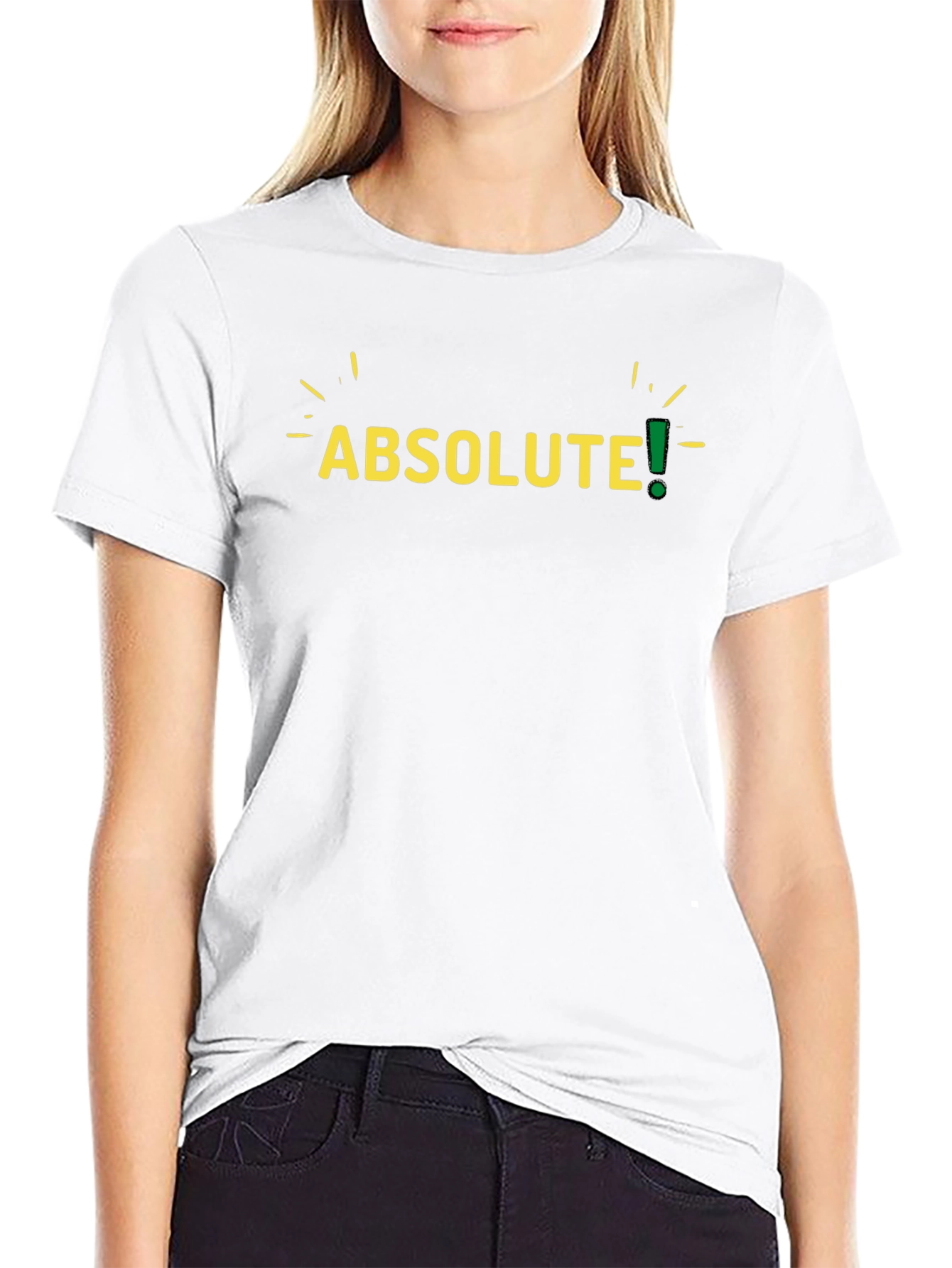 Absolute! Mens Black Graphic T-Shirt