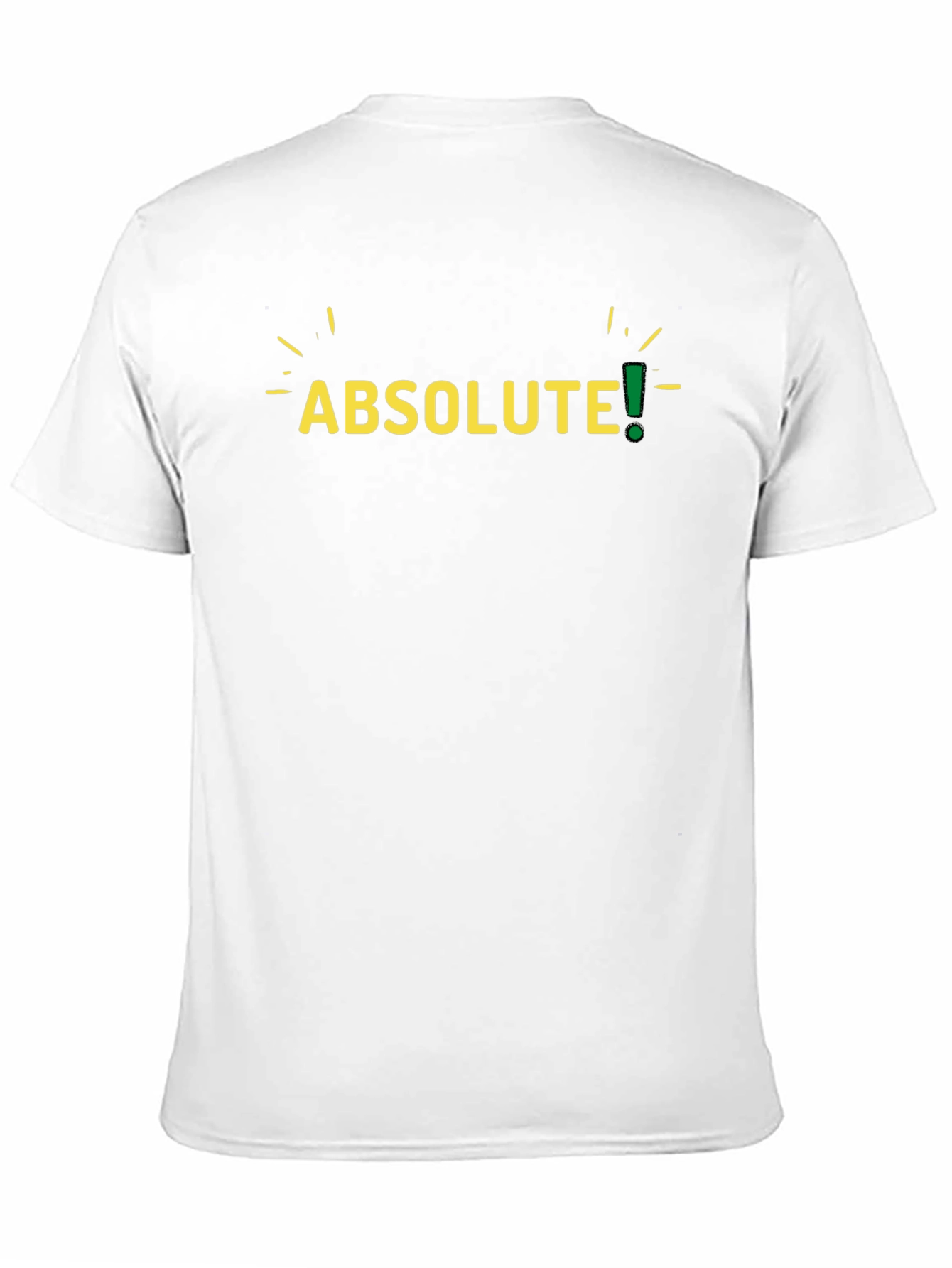 Absolute! Mens Black Graphic T-Shirt