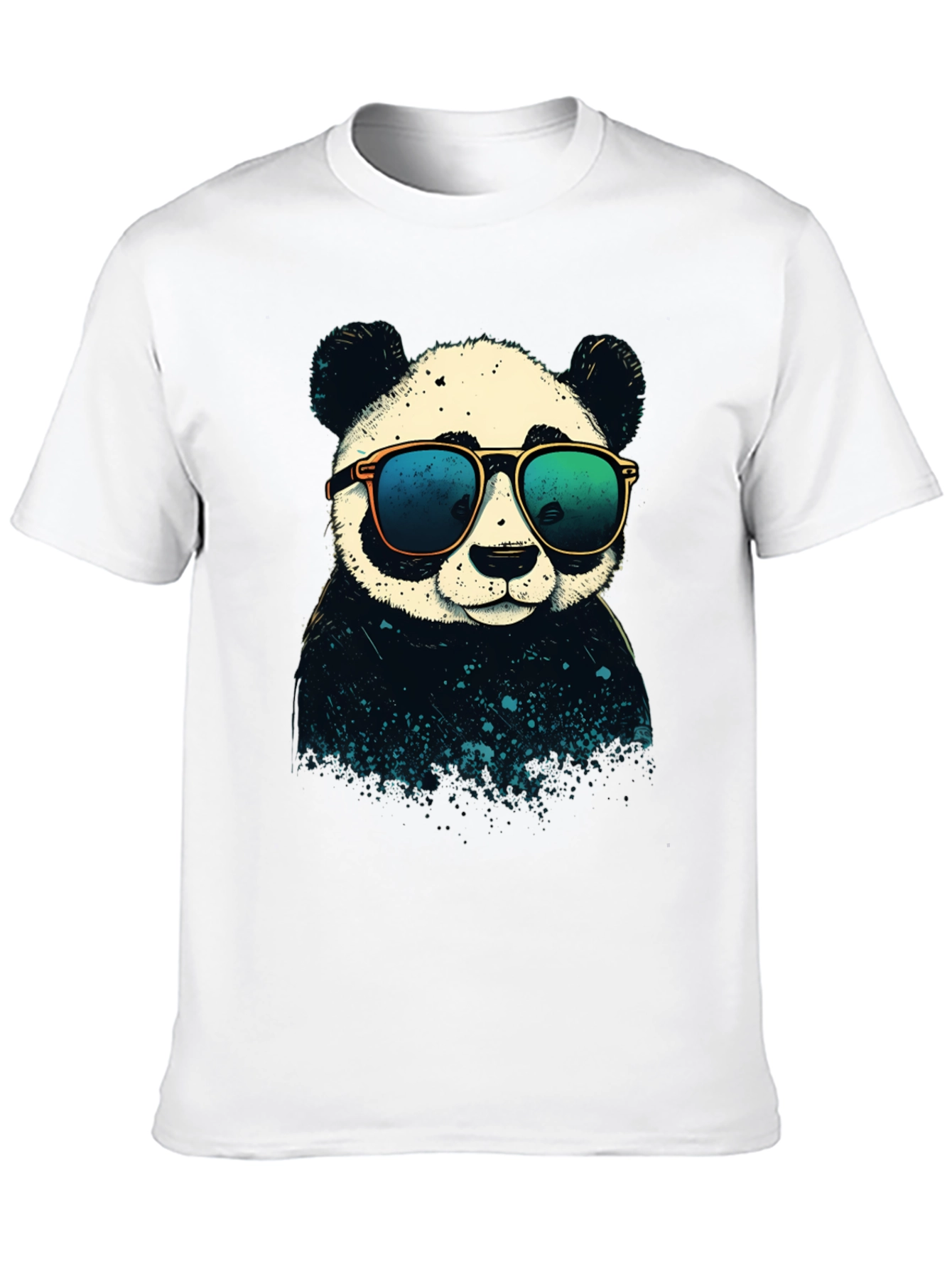 Cool Panda Graphic T-Shirt - Black