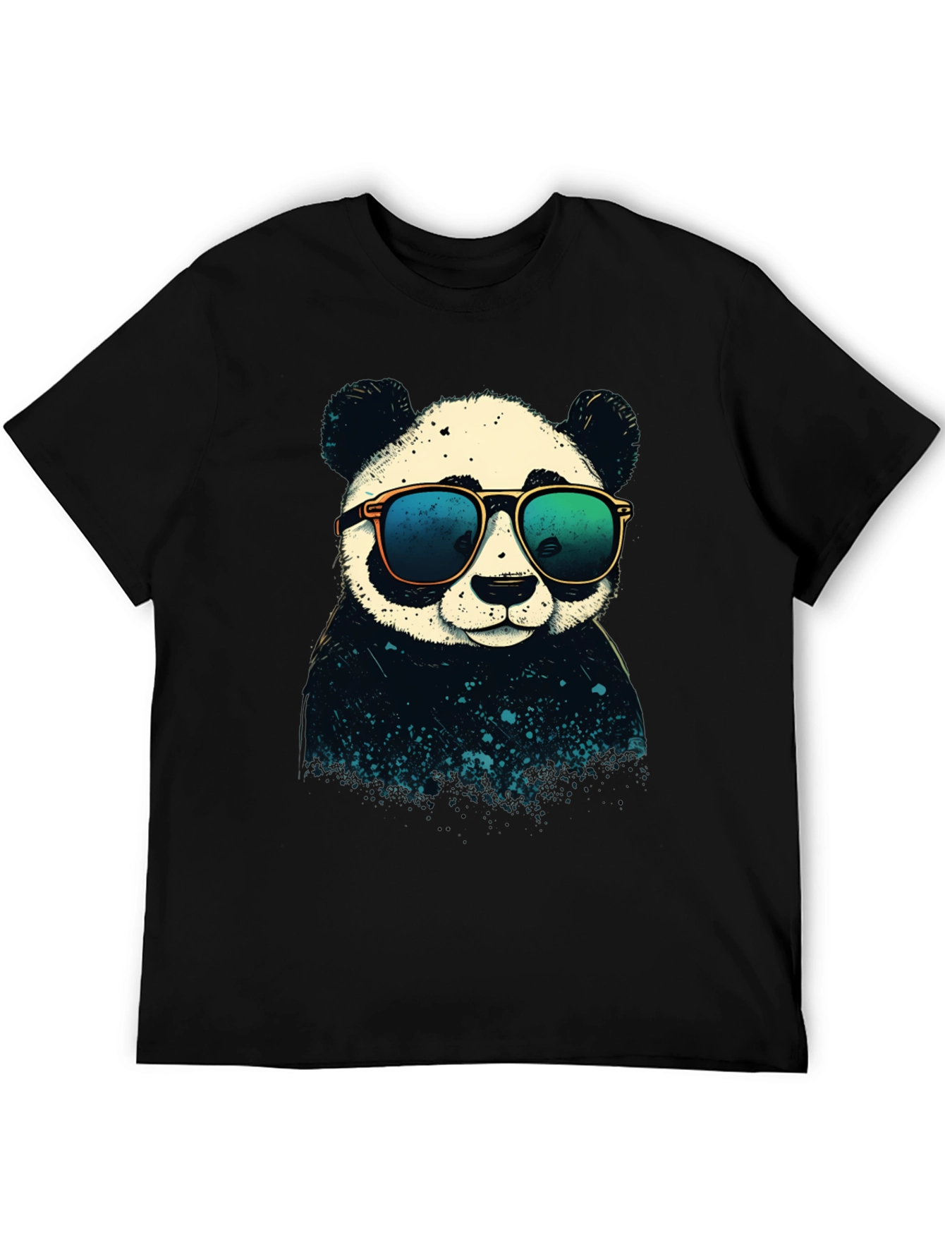 Cool Panda Graphic T-Shirt - Black